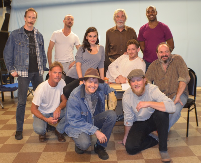 The cast of Bay Street Theater's Literature Live production of 