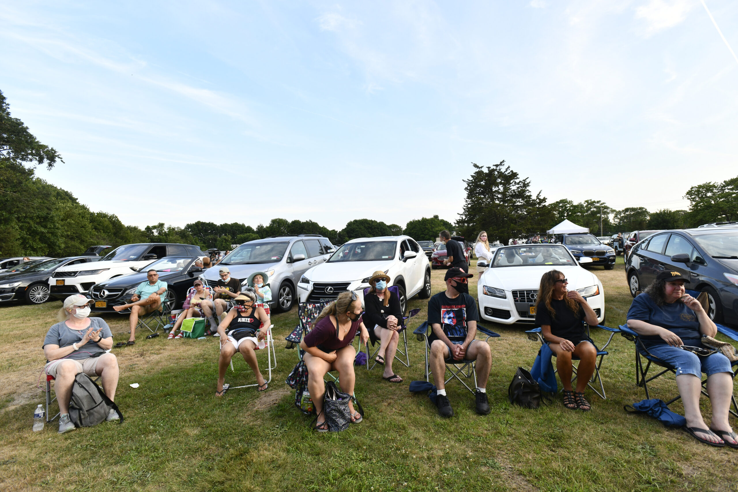 COVID 19 changed the way we Watched concerts. Like this one in Westhampton Beach in 2020.