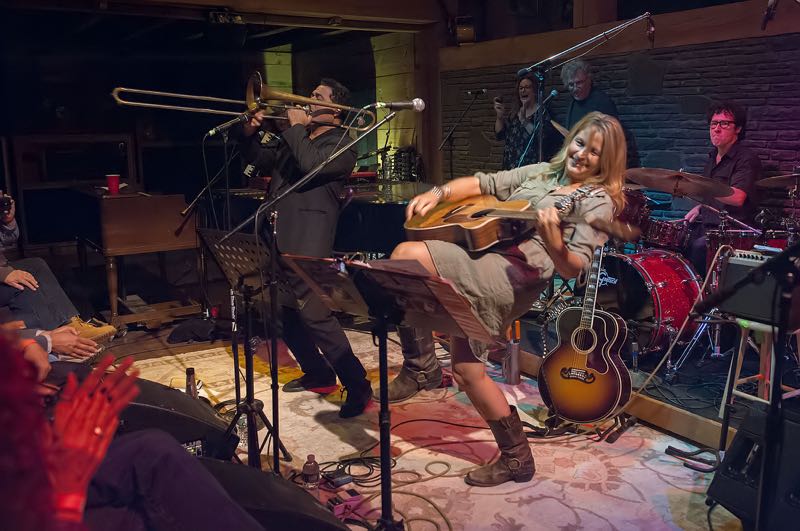 The Nancy Atlas Band performed at Levon Helm Studios in Woodstock on Saturday, October 1. Michael Heller photos