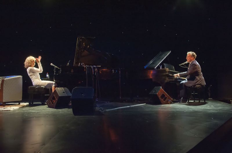 Judy Carmichael and Grammy Award-winning composer/performer Billy Stritch during a performance entitled 