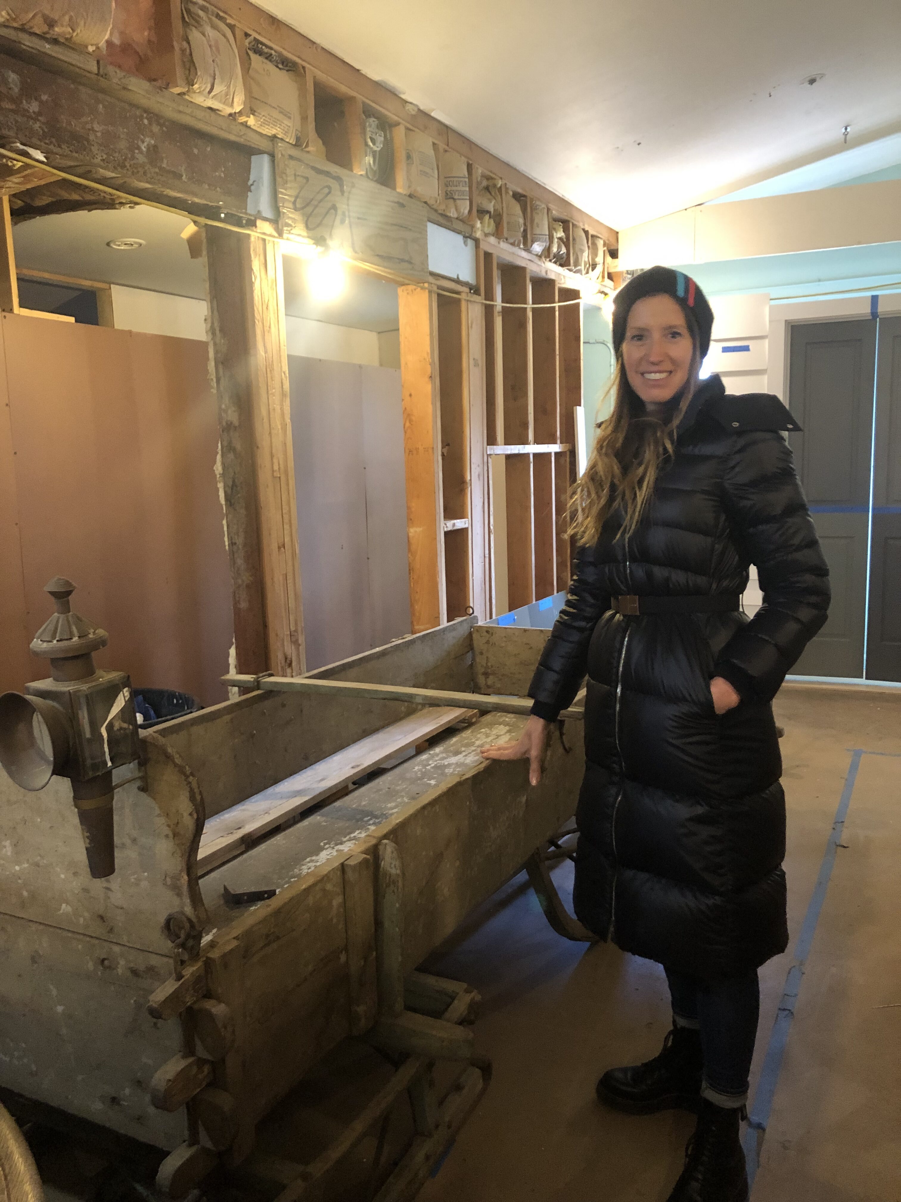 Mindy Gray, the new owner of the Sagg Store, has been working on renovations at the iconic location. CAILIN RILEY