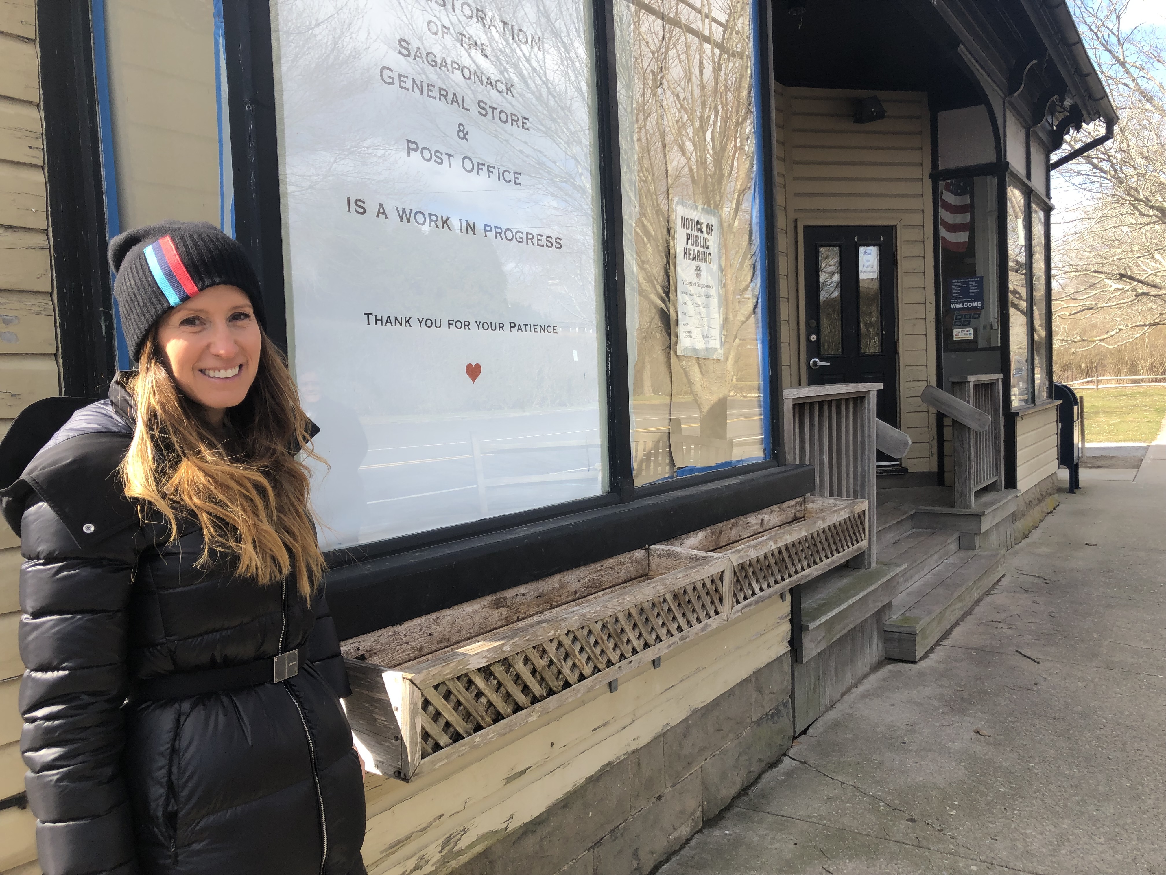 Mindy Gray, the new owner of the Sagg Store, has been working on renovations at the iconic location. CAILIN RILEY