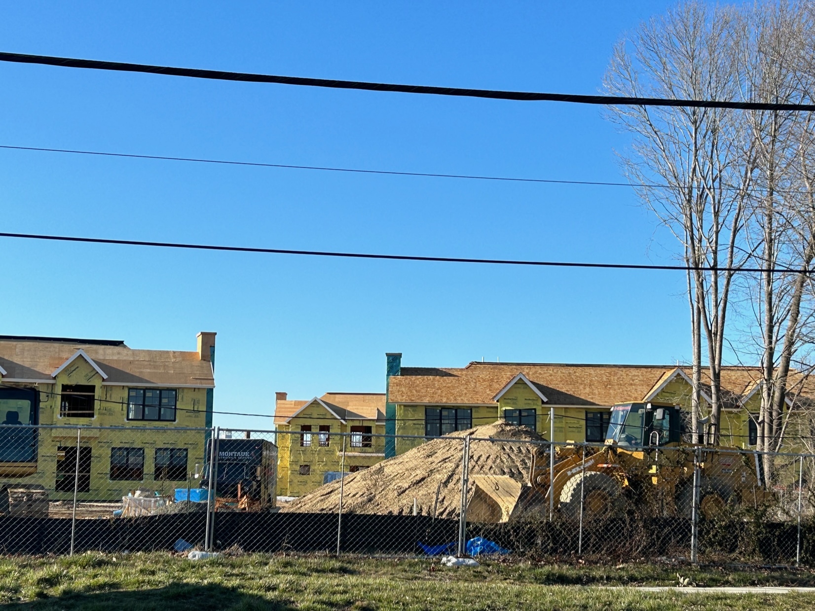 Approved in 2019, the Watermill Crossing townhomes project is progressing.    KITTY MERRILL