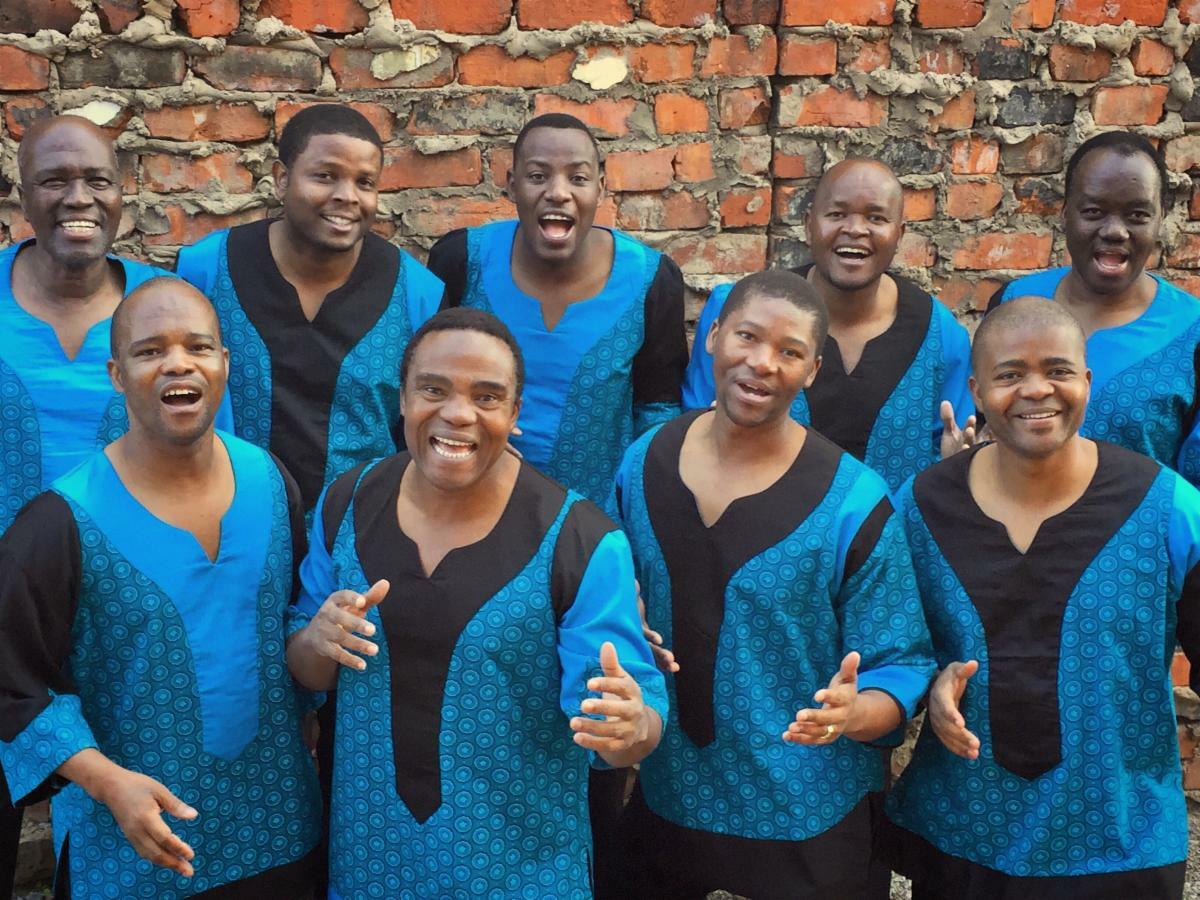 Ladysmith Black Mambazo performs March 23 at 8 p.m. COURTESY SUFFOLK THEATER