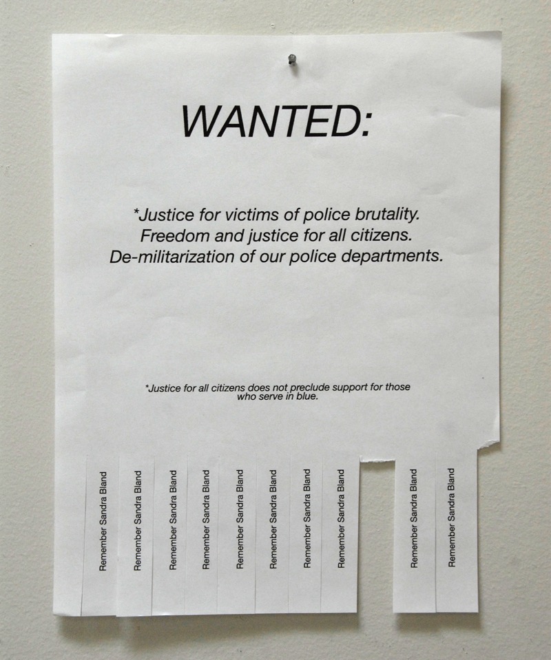 Jackie Back, #Remember Sandra Bland (O Superman).