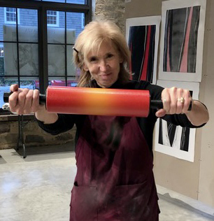 Printmaker Susan Bachemin. COURTESY THE CHURCH