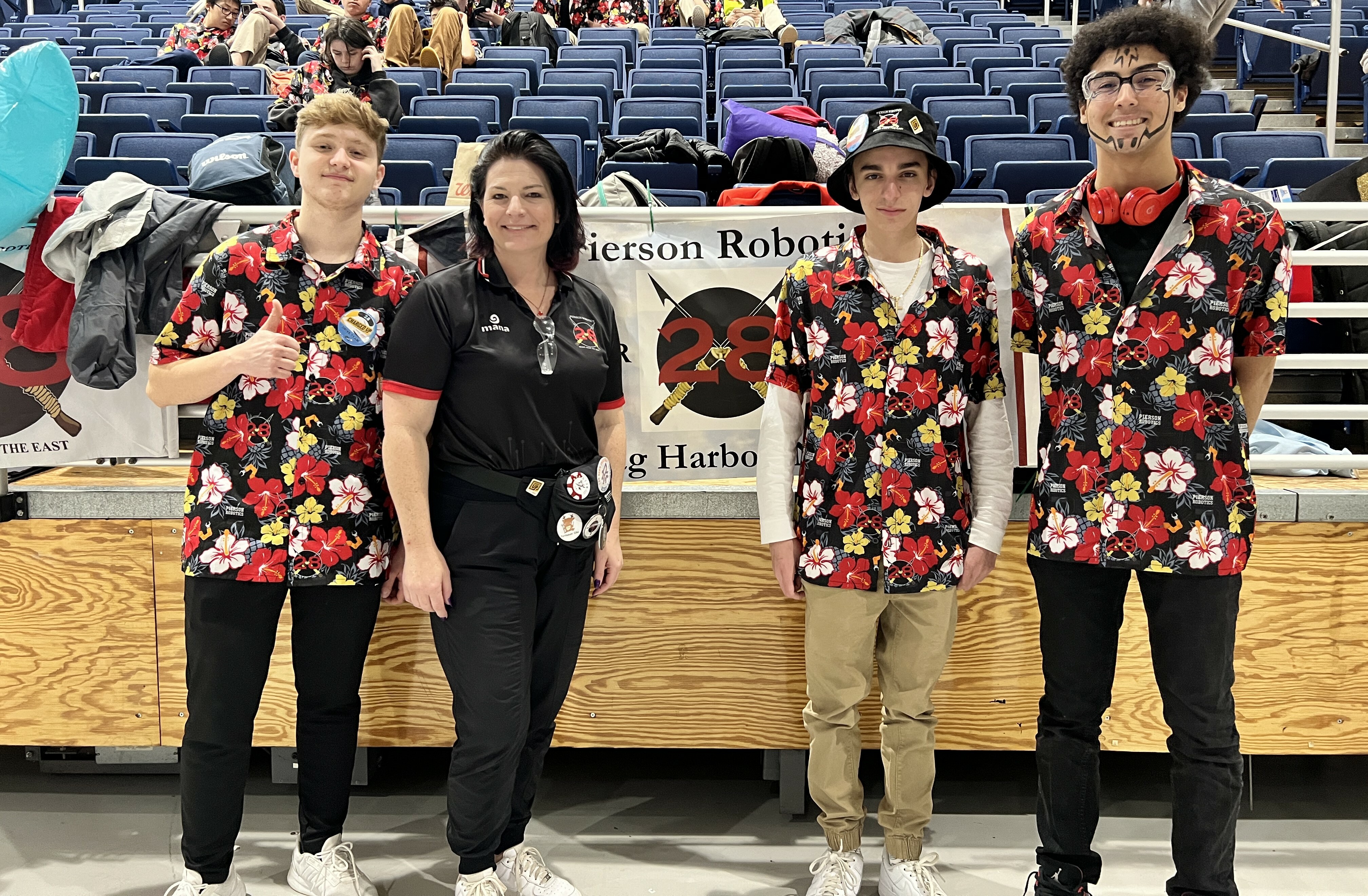 The combined Pierson Southampton robotics team earned the prestigious Impact Award at a First Robotics regional competition at Hofstra University. Winning the award automatically qualified the team for a spot at the First Robotics Worlds in Texas next month.