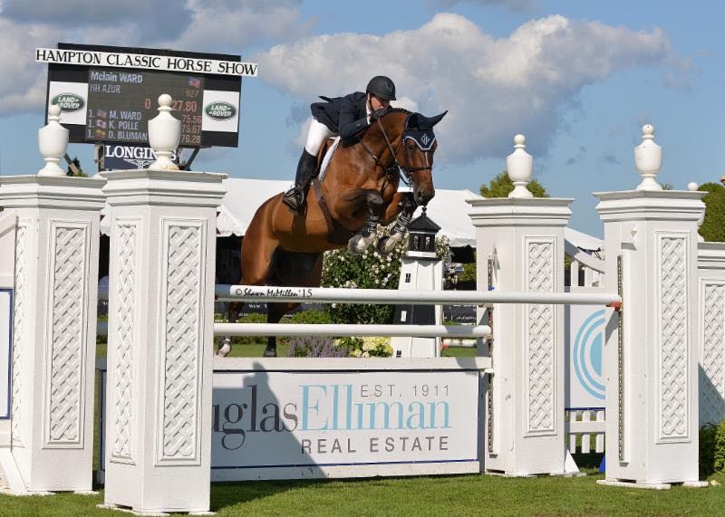 McLain Ward and HH Azur on their way to winning the $50