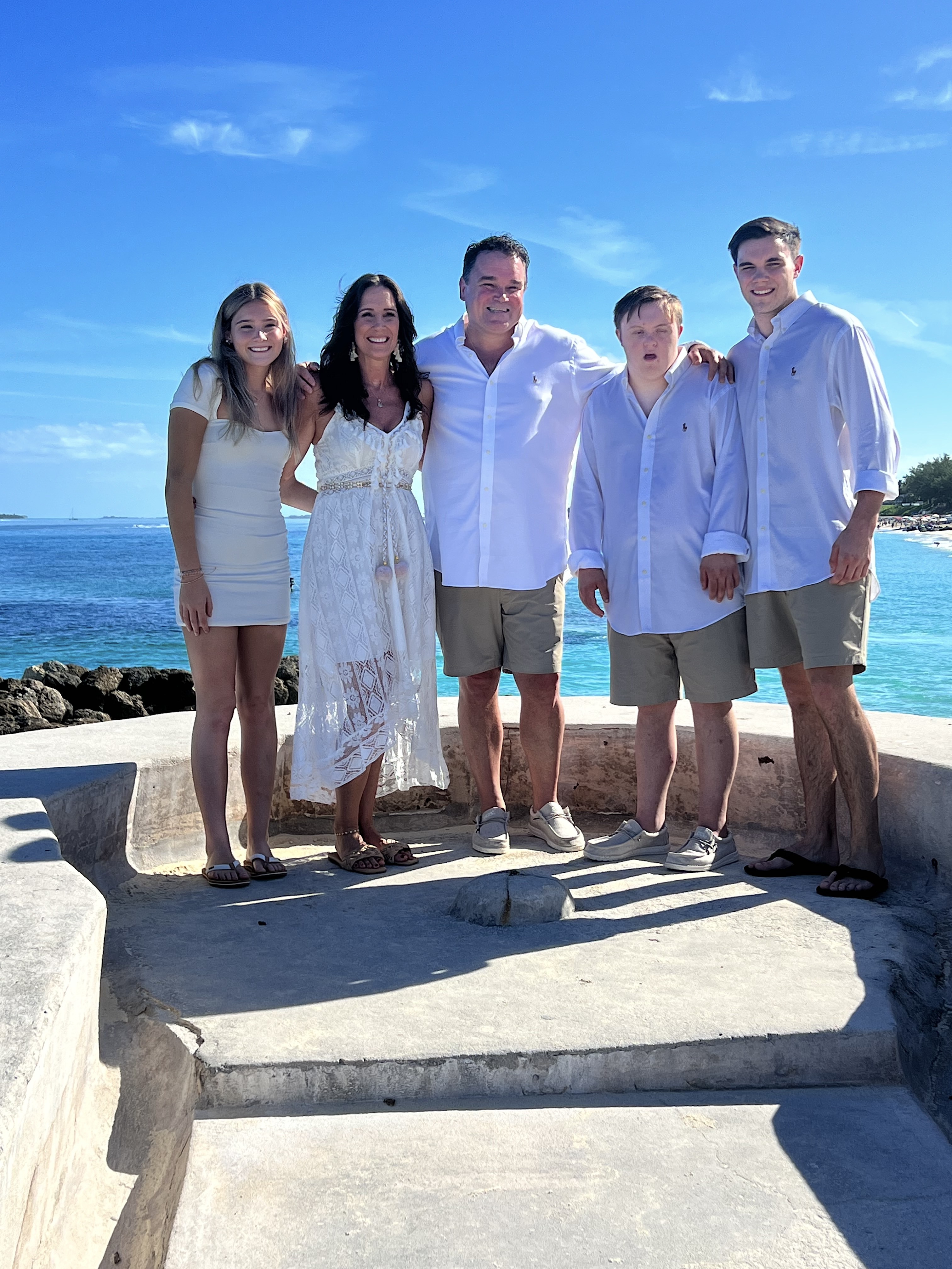 The Killorans, Shannon, Terrie, Christian, Aiden and Christian Riley. COURTESY THE KILLORAN FAMILY