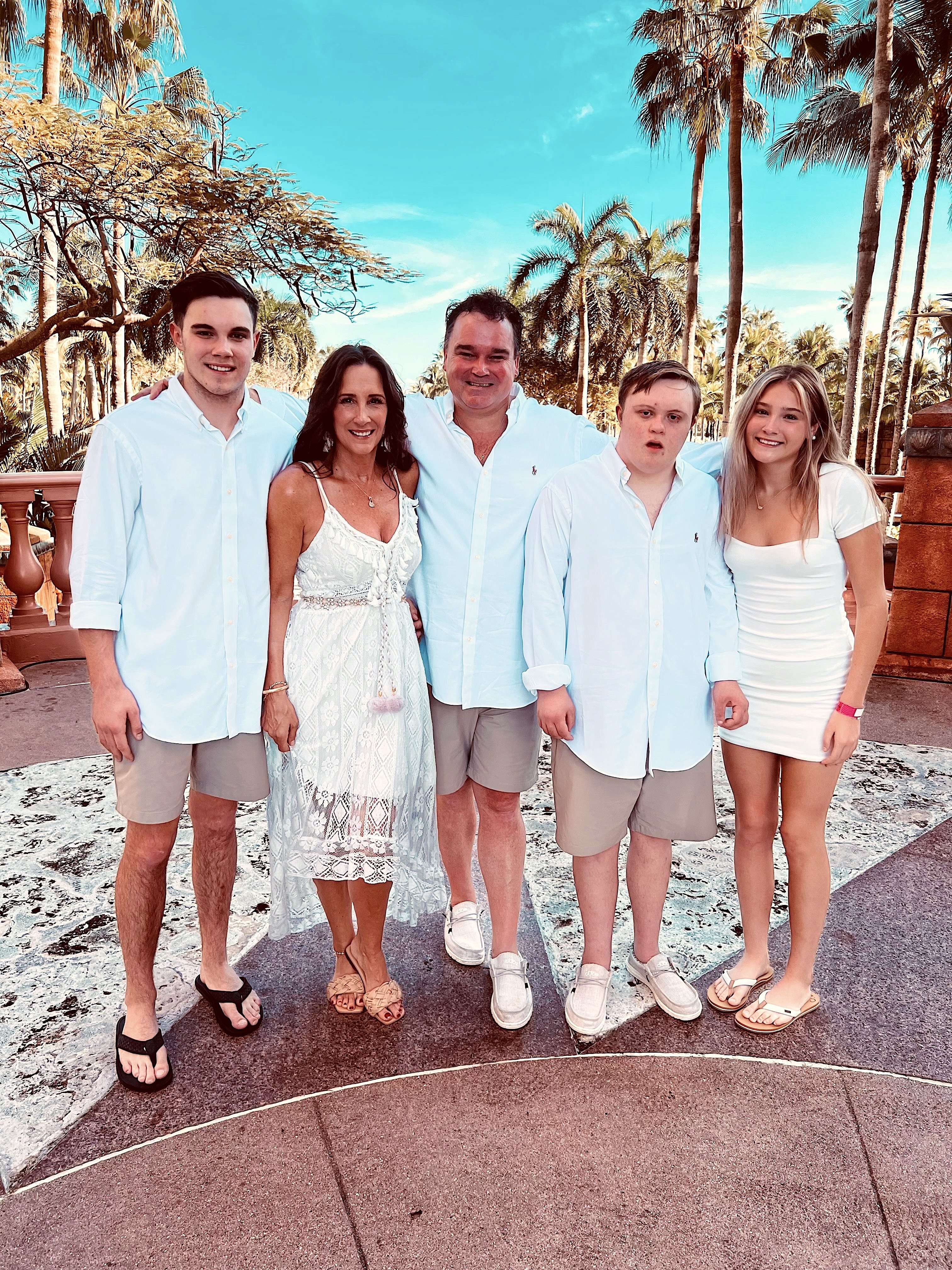 The Killorans, Christian Riley, Terrie, Christian, Aiden and Shannon. COURTESY THE KILLORAN FAMILY