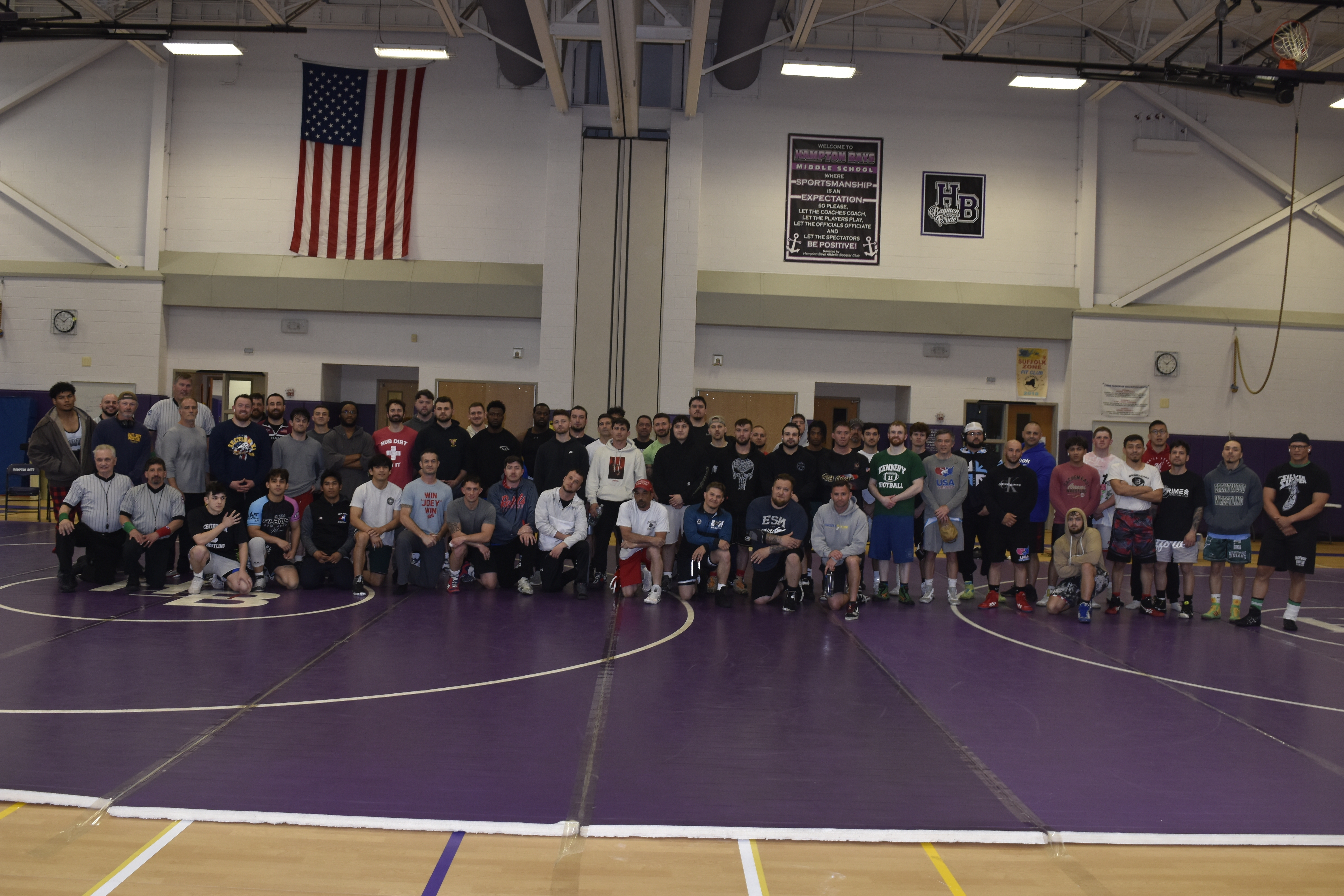The third annual Bald and Fat Classic was held at Hampton Bays Middle School on Saturday.   DREW BUDD