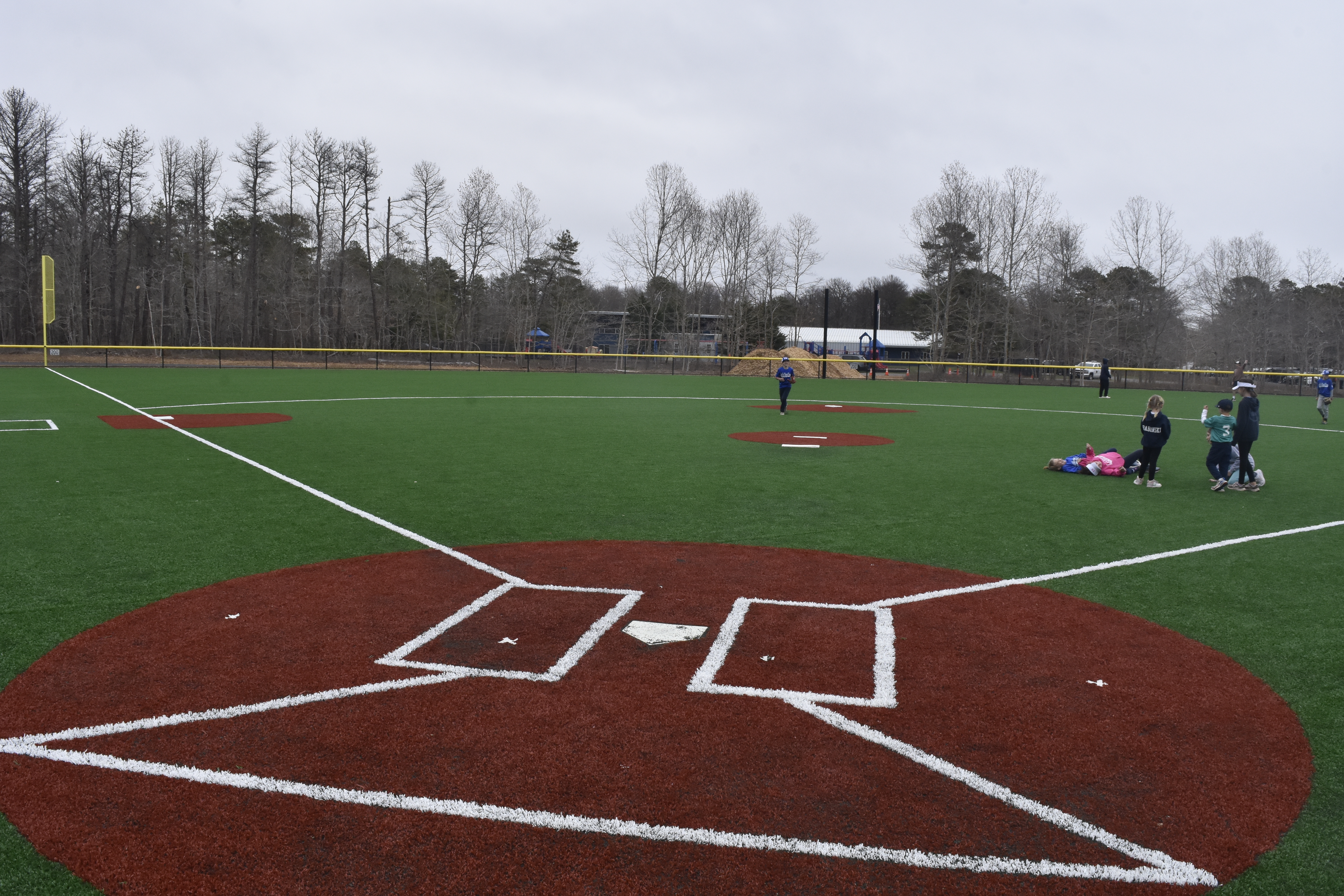 East Hampton Little League unveiled its two brand new fields at the Stephen Hands Path Recreational Facility on Saturday as part of its Opening Day.   DREW BUDD