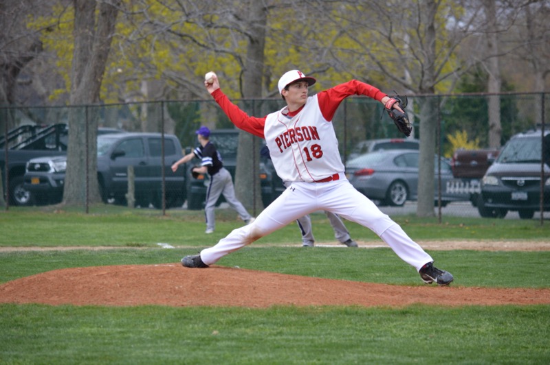 Sam Warne has been dealing on the mound for Pierson this season