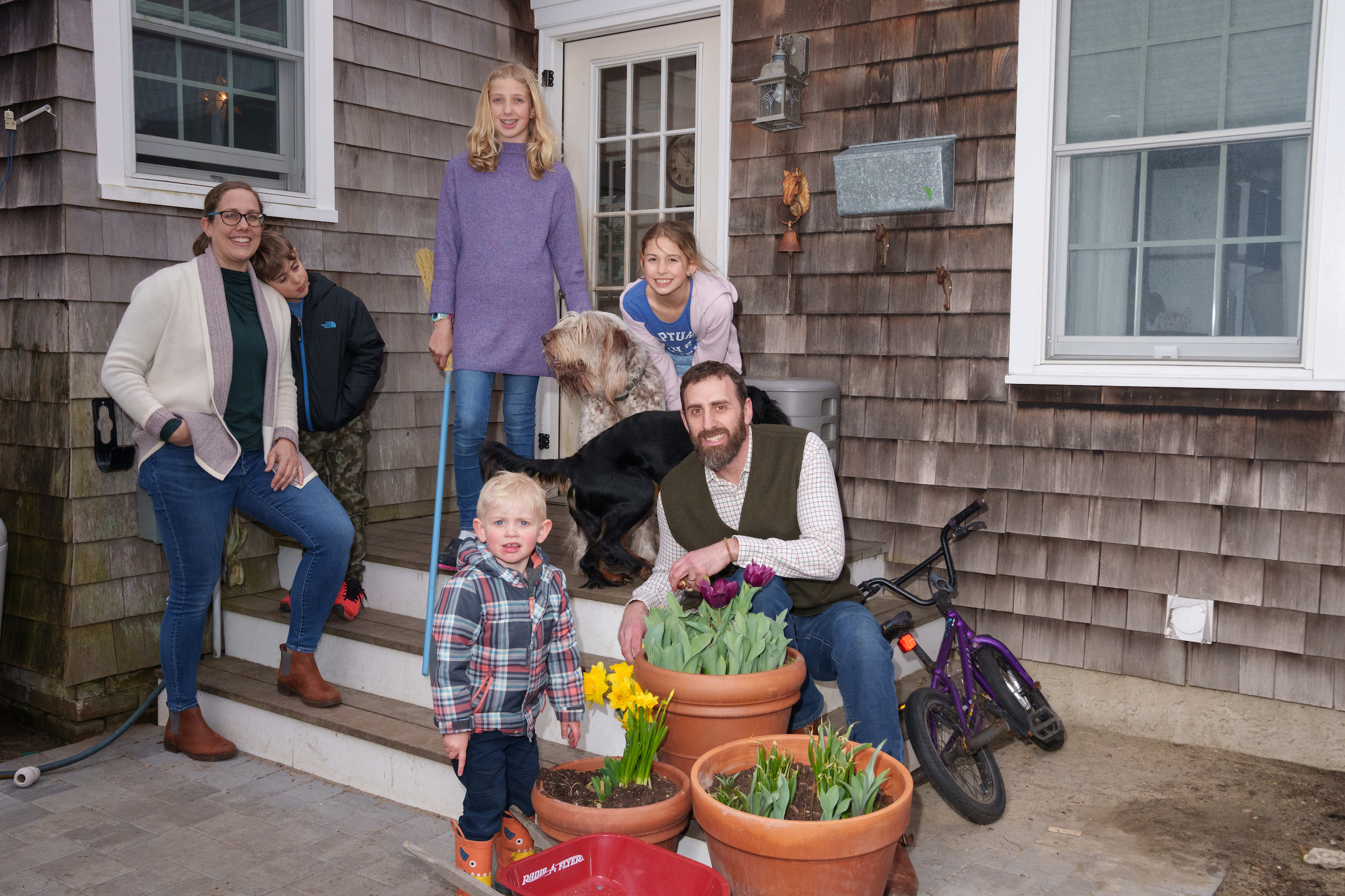 Modern homesteading has become a way of life for the Sanicola family. LORI HAWKINS