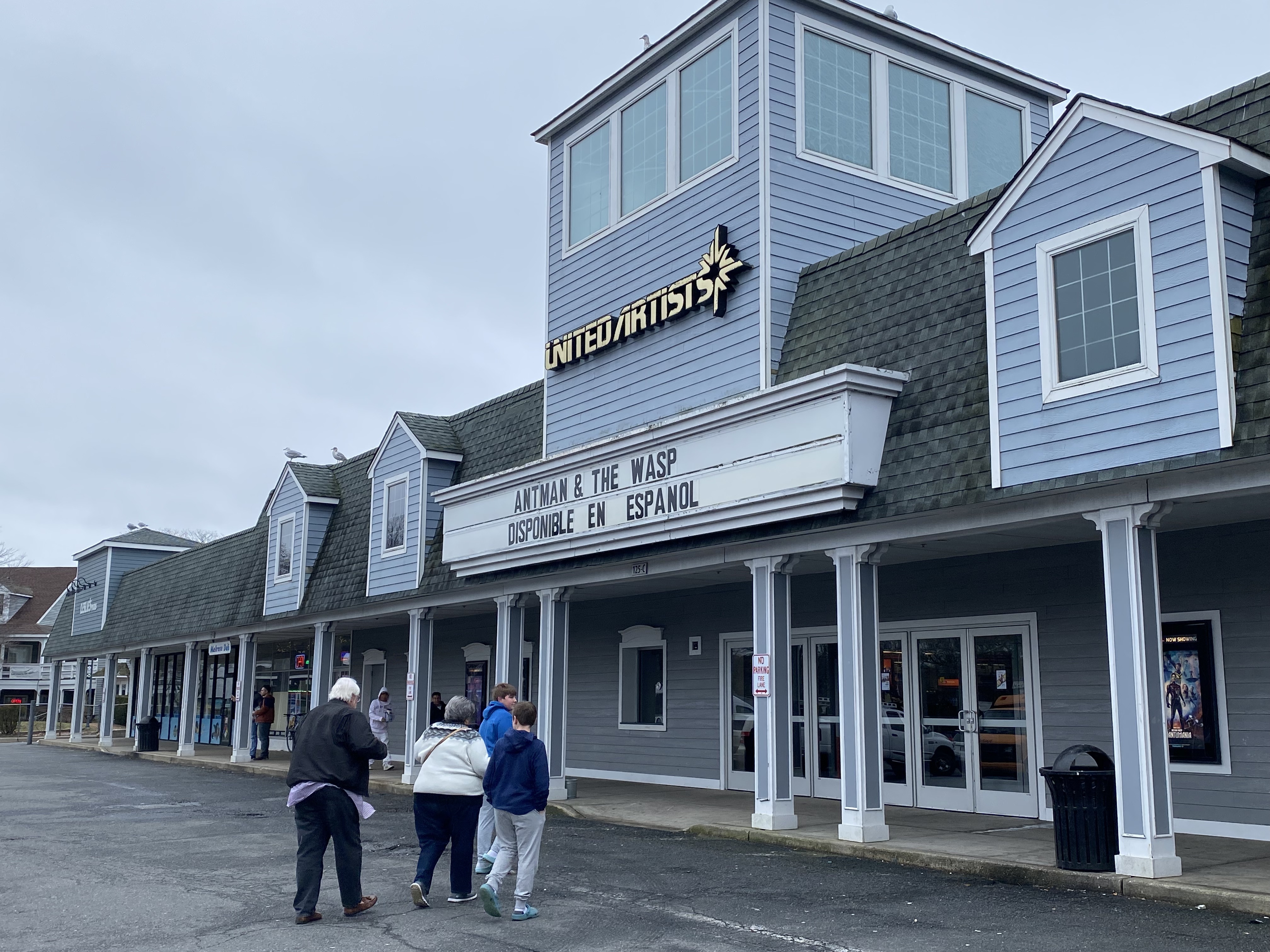 The Regal UA Hampton Bays is open month-to-month while the Southampton Town Planning Board reviews a new use for the building - a CVS. Peter Boody photo