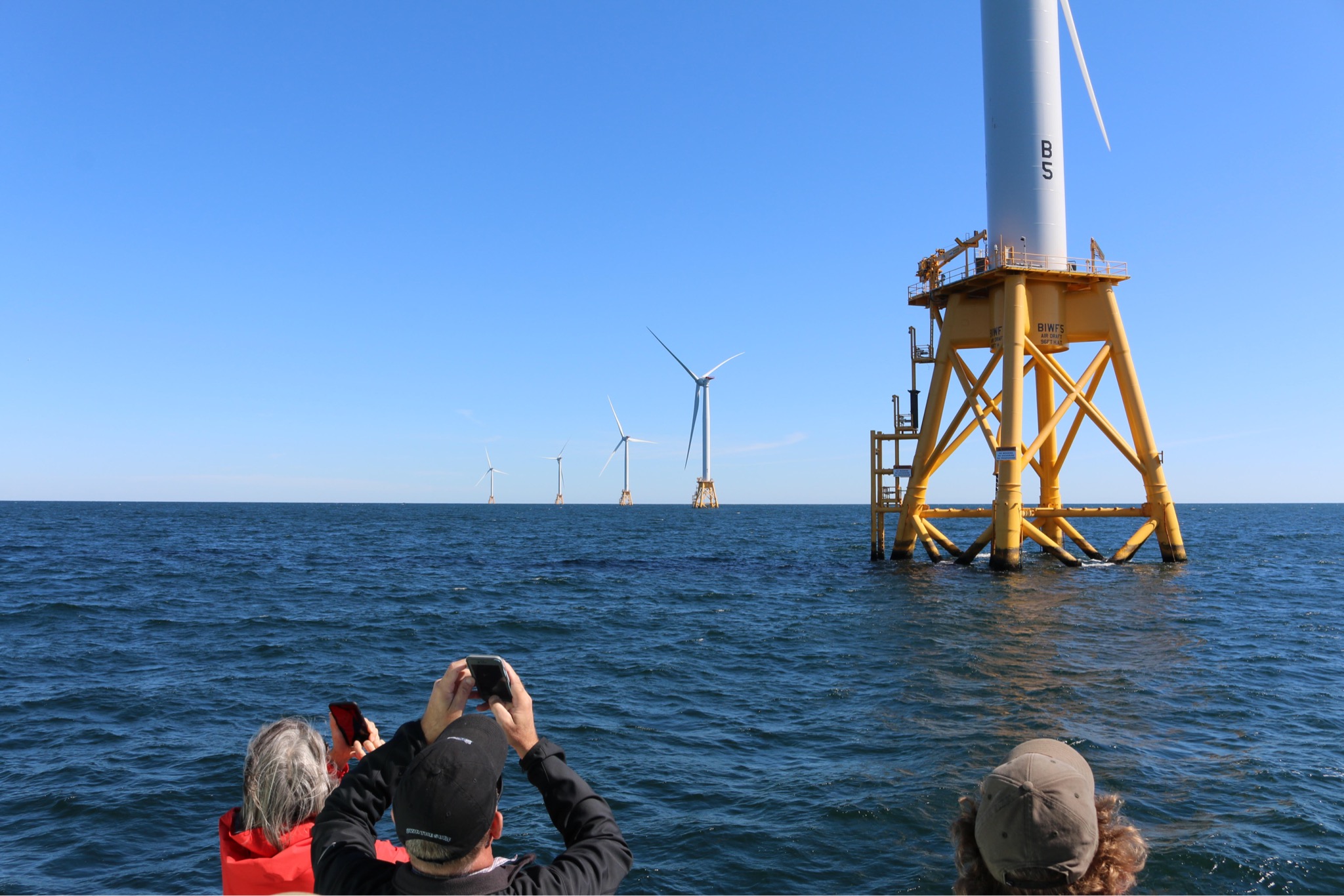 Orsted is looking to build a wind farm similar to this one off Block Island. Peter Boody photo