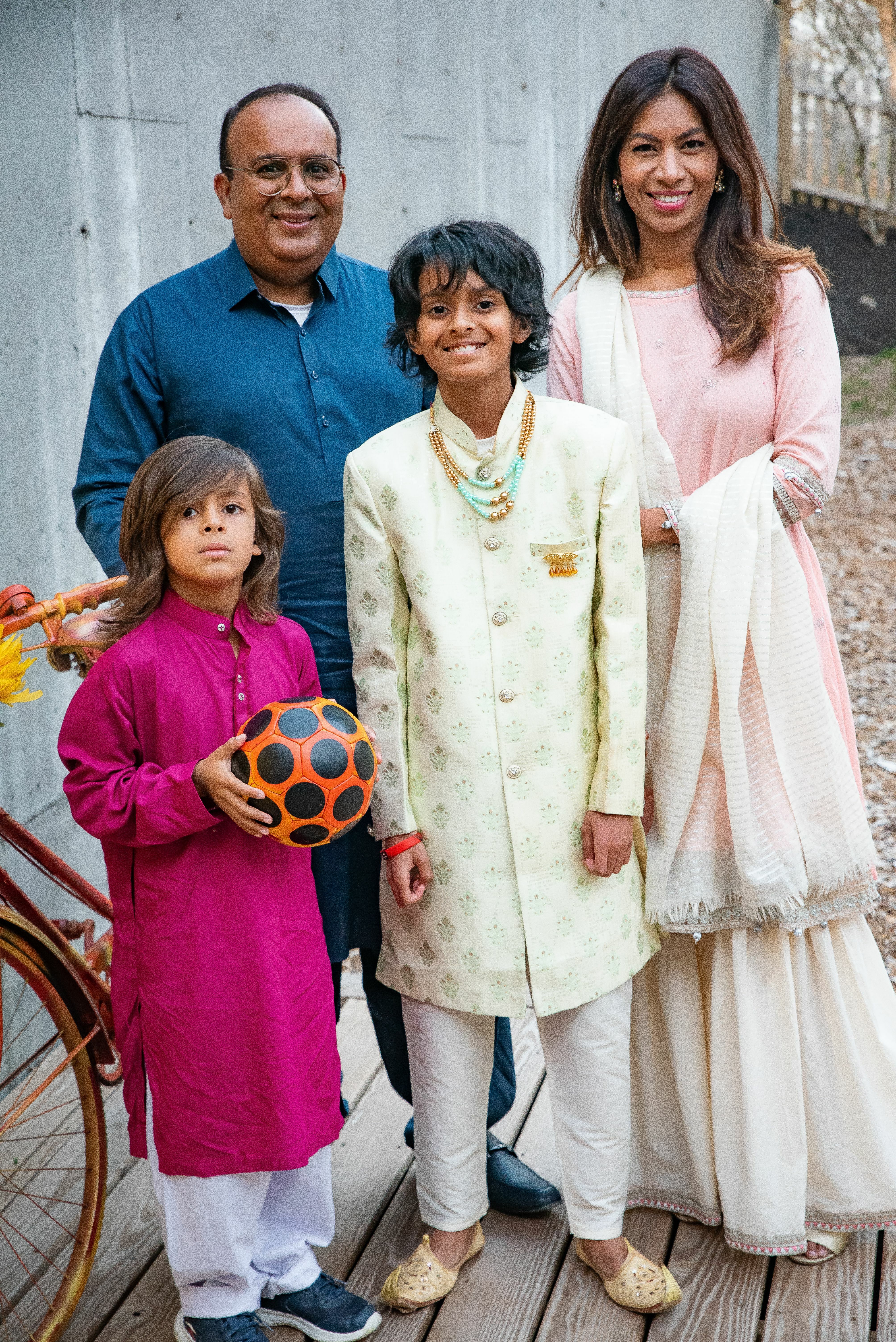 Muhammad Ali, Asma Rashid, Laiq Groff and Hasnain Ali at the Community Iftar in Bridgehampton. Kristin Gray photo