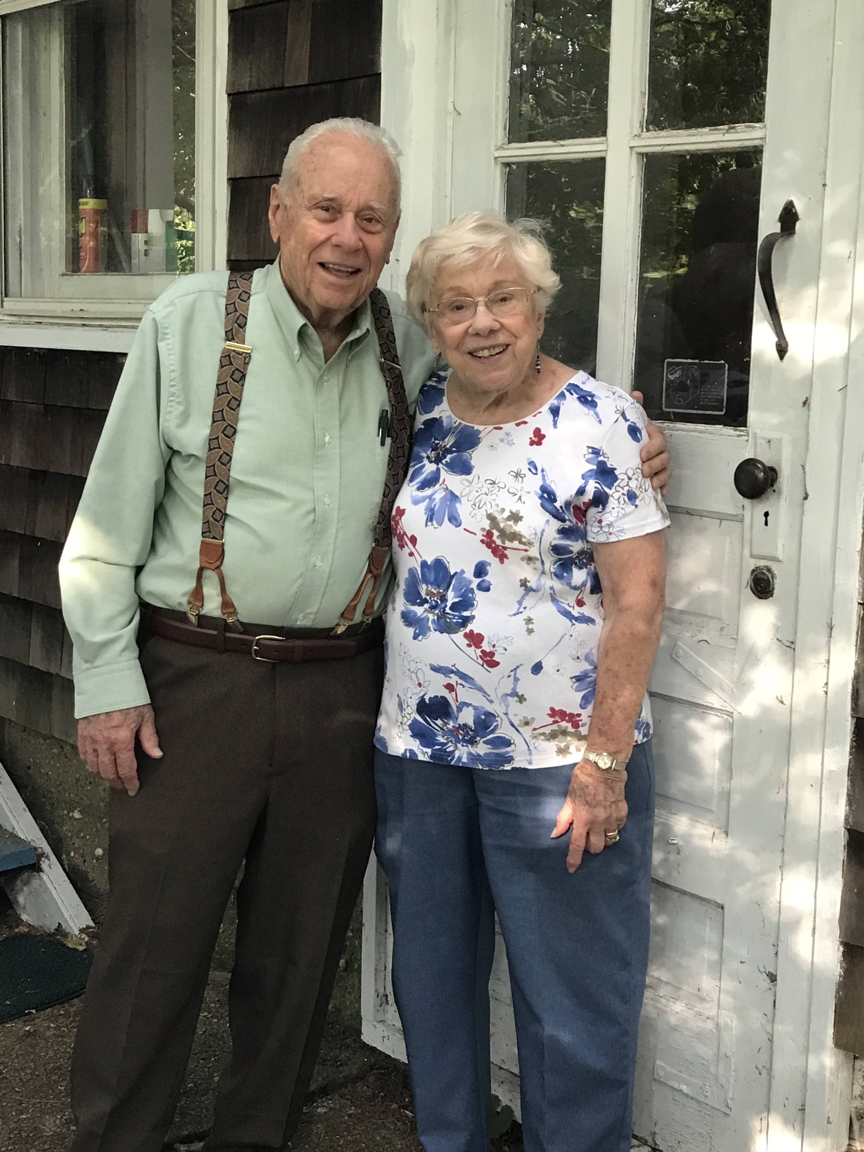 Siblings John Anderson and Joan Weingartner. COURTESY JODI M. ALTENDORF