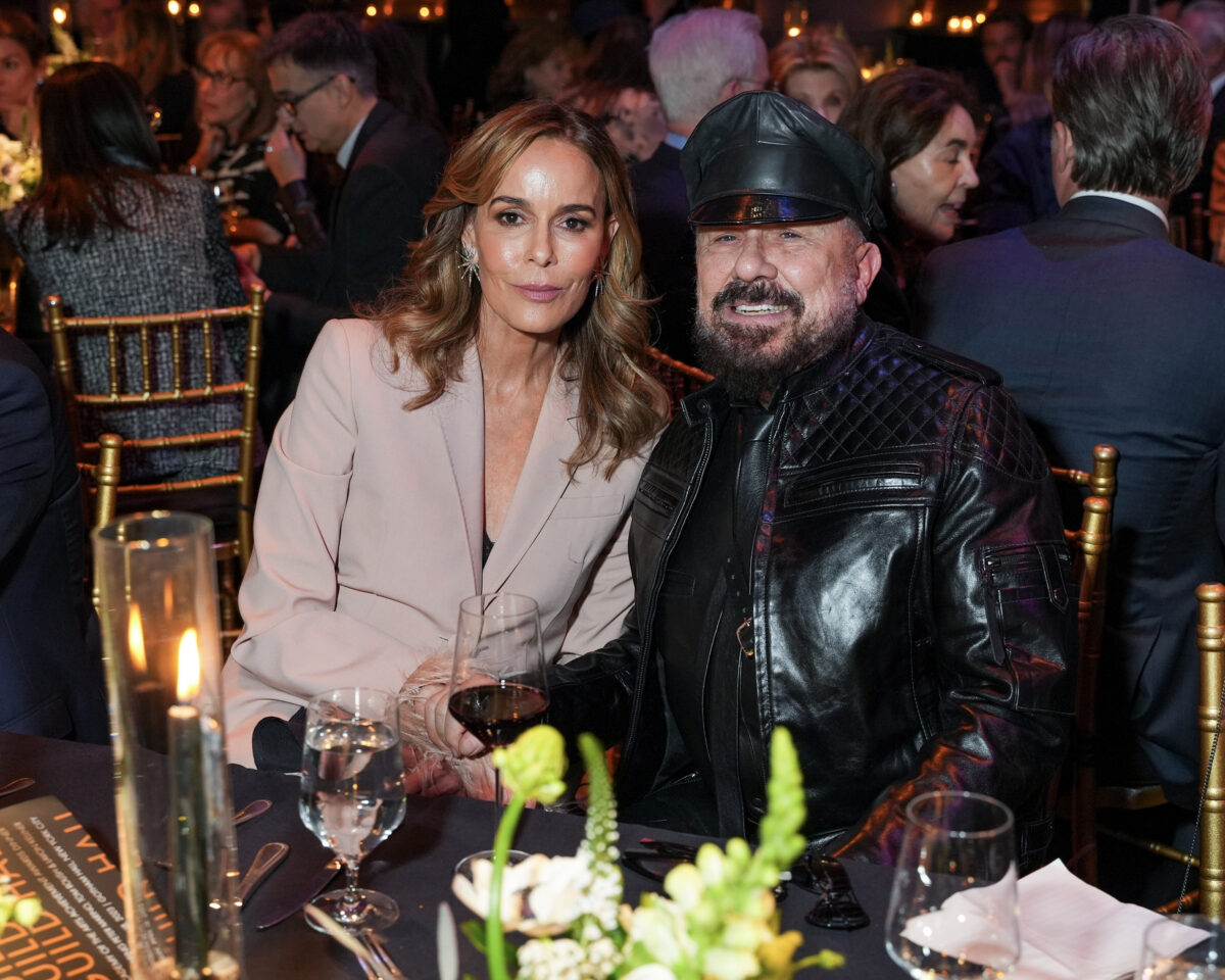 Julia Koch and Peter Marino at Guild Hall's Academy of the Arts Achievement Awards Dinner on April 18, at Gotham Hall in New York City. SEAN ZANNI/PMC
