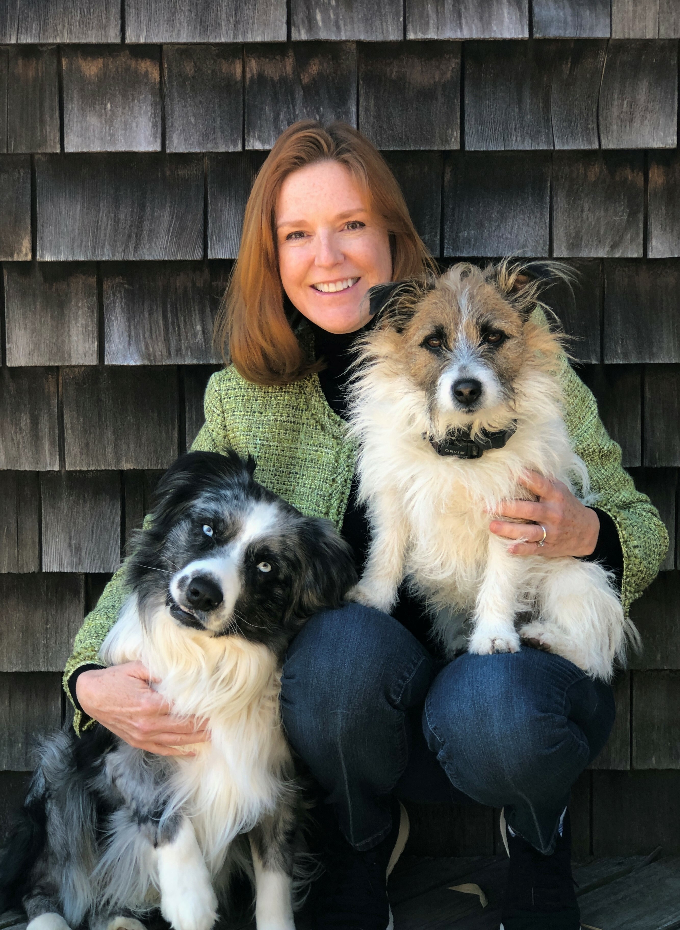 ARF Executive Director Kimberly Nichols with her dogs, Otis and Jack. COURTESY ARF