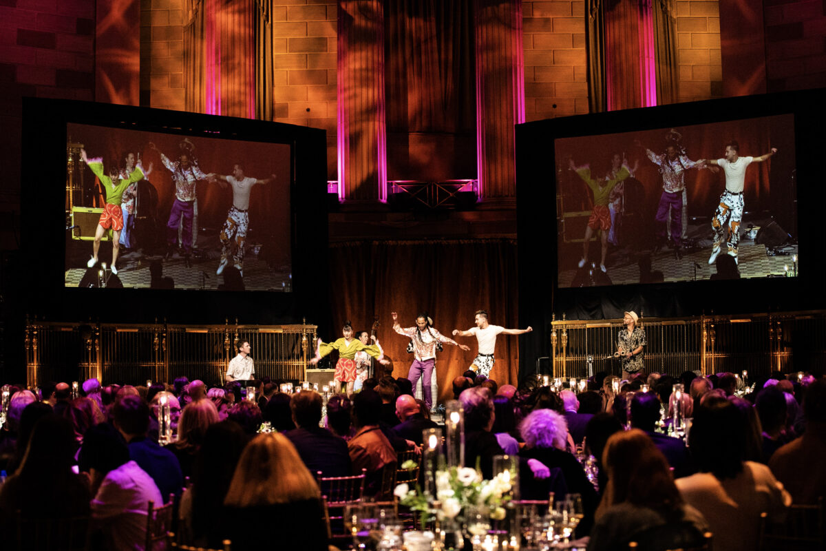 Music From the Sole performing at Guild Hall's Academy of the Arts Achievement Awards Dinner on April 18, at Gotham Hall in New York City. JESSICA DALENE PHOTOGRAPHY