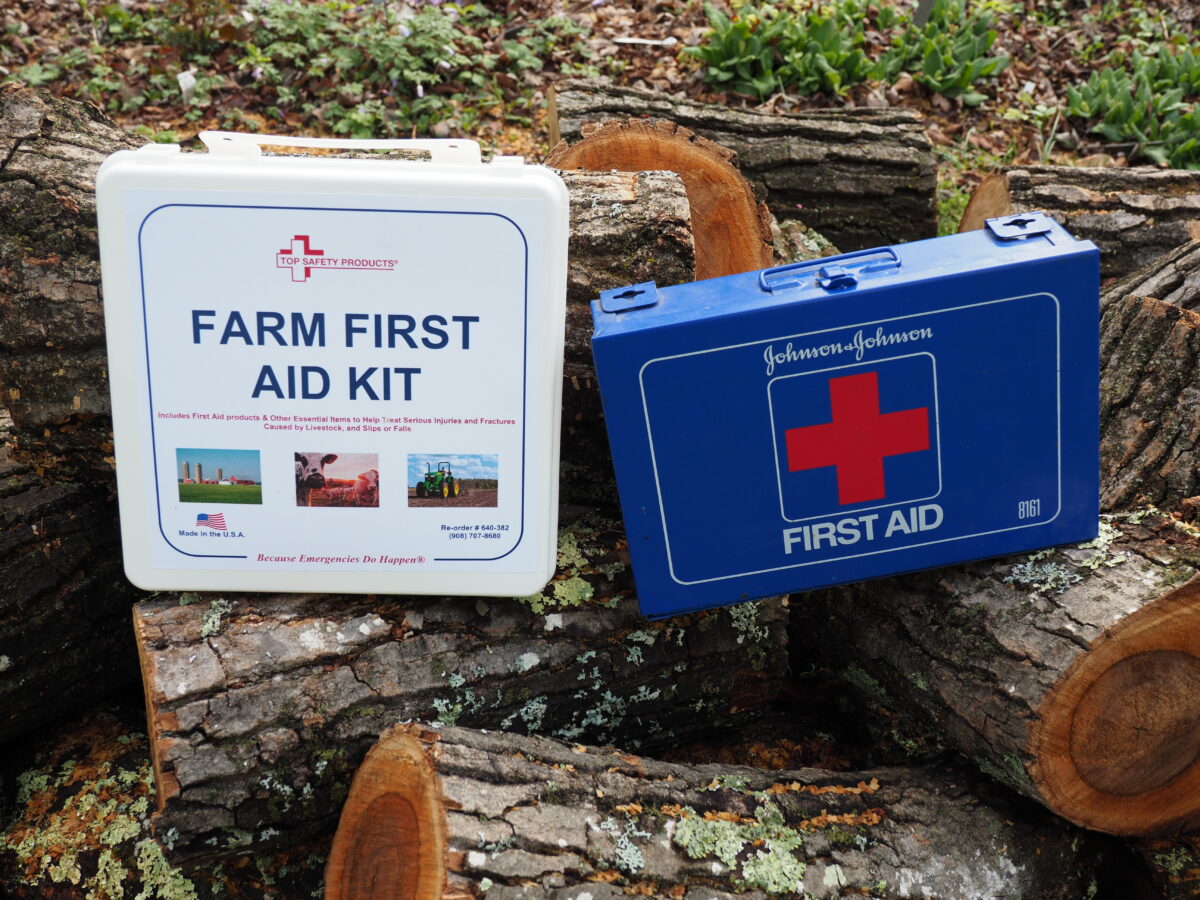 Like it says on the bottom of the Farm First Aid Kit, 