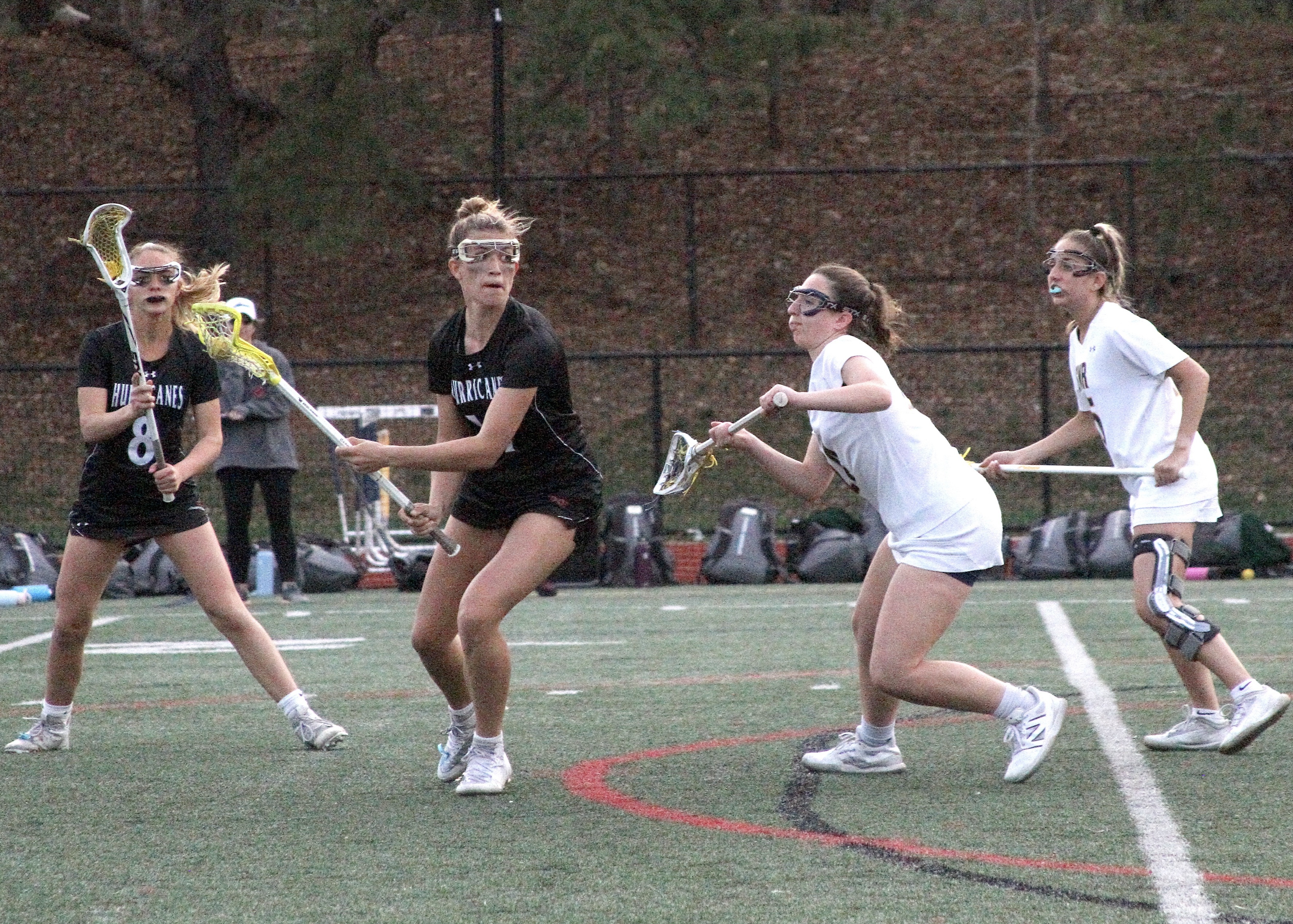 Sophomore midfielder Reese King protects the ball. DESIRÉE KEEGAN