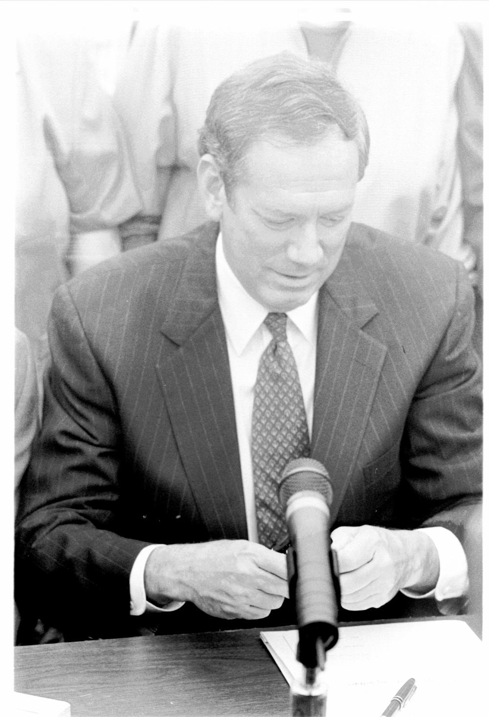 In a Bridgehampton field in June 1998,Governor George Pataki signed the bill putting the Community Preservation Fund into motion.