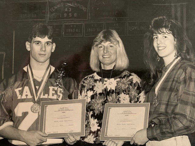 Kathy Cooney during her time as athletic director in Southampton. KATHLEEN COONEY