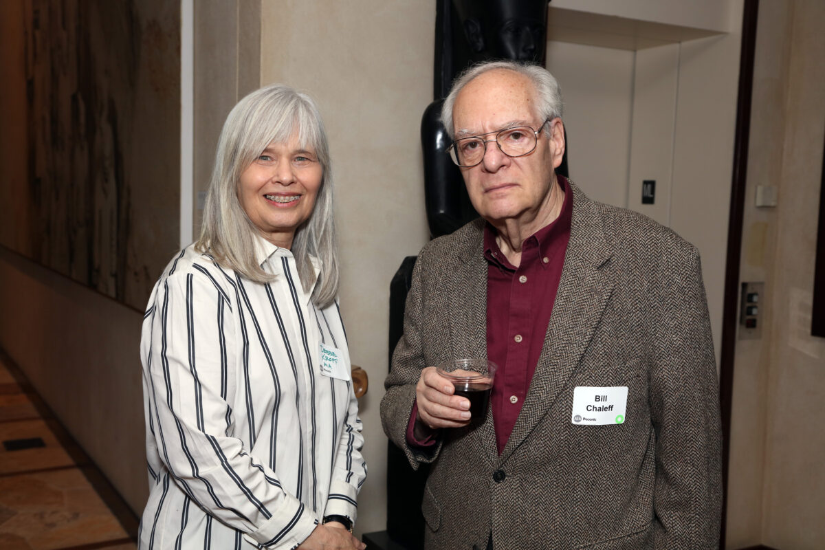 Debbie Kropf and Bill Chaleff.  ROSSA COLE