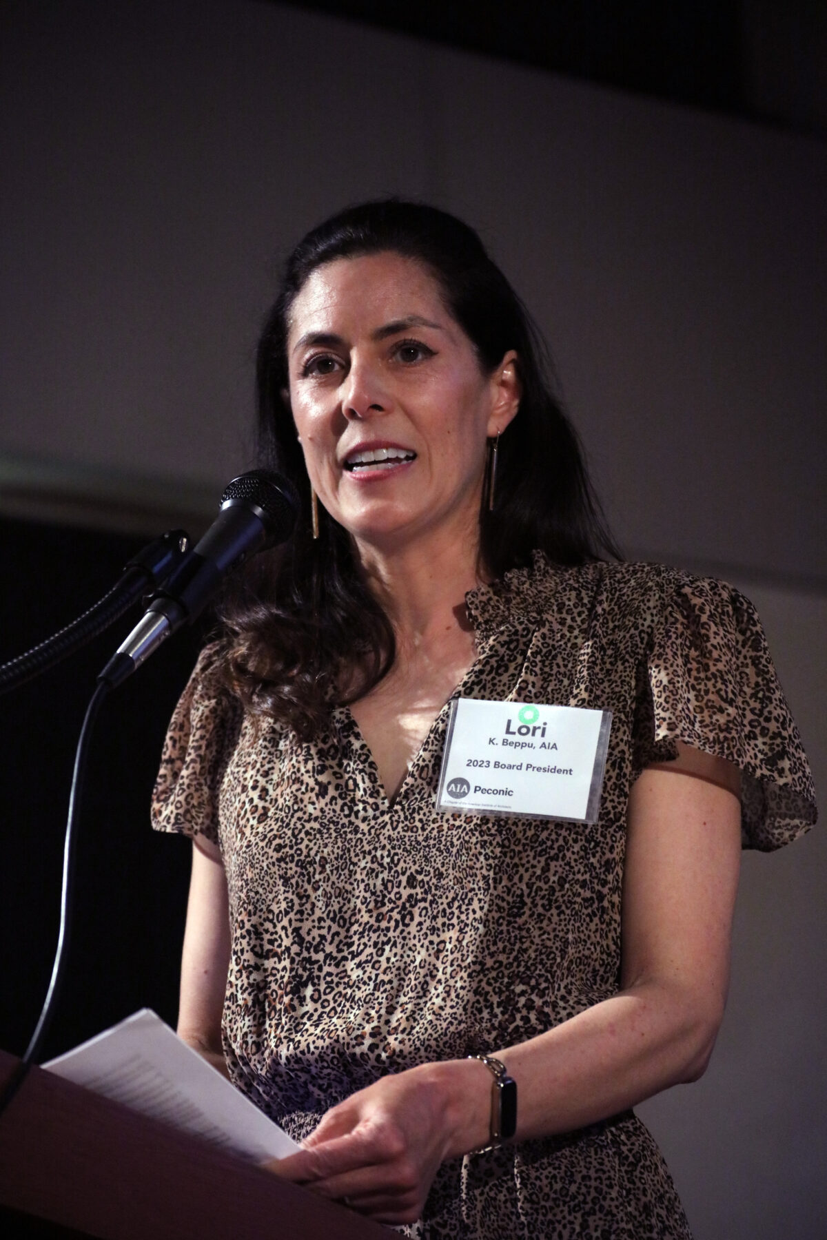 AIA Peconic Board President Lori Beppu.  ROSSA COLE