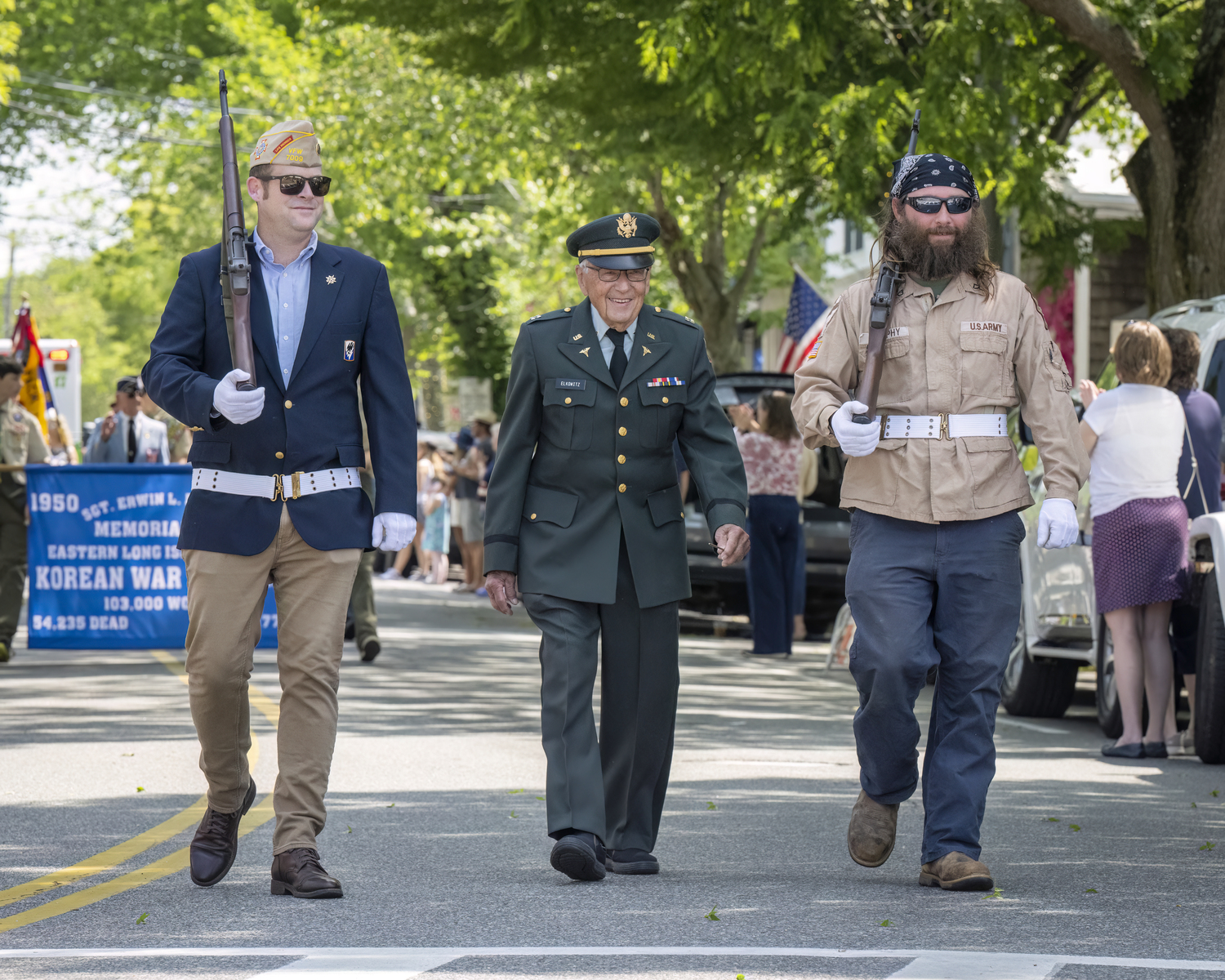 The Memorial Day parade in Southampton Village on Monday.