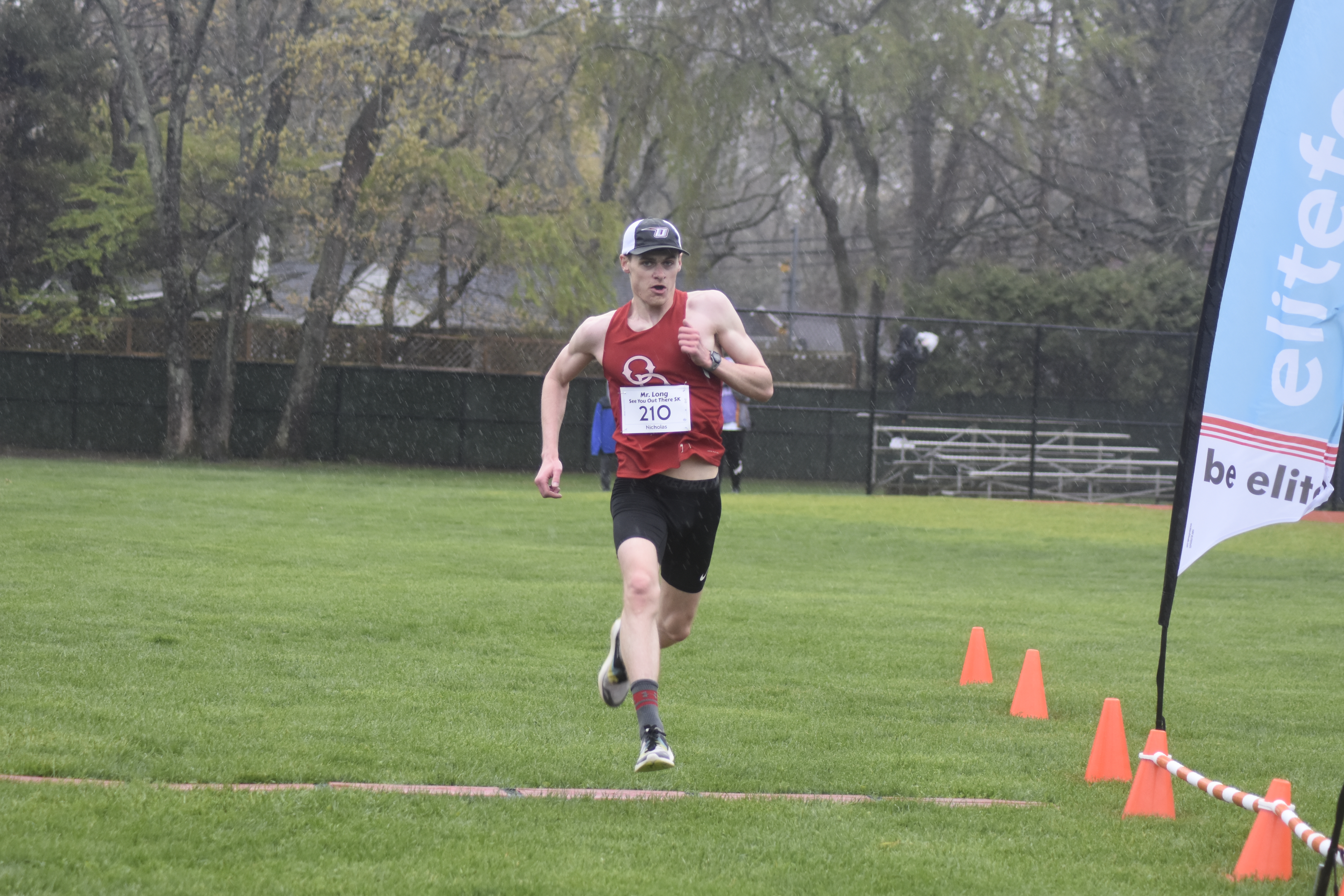 Nick Berglin was the overall champion of Saturday's inaugural race.    DREW BUDD