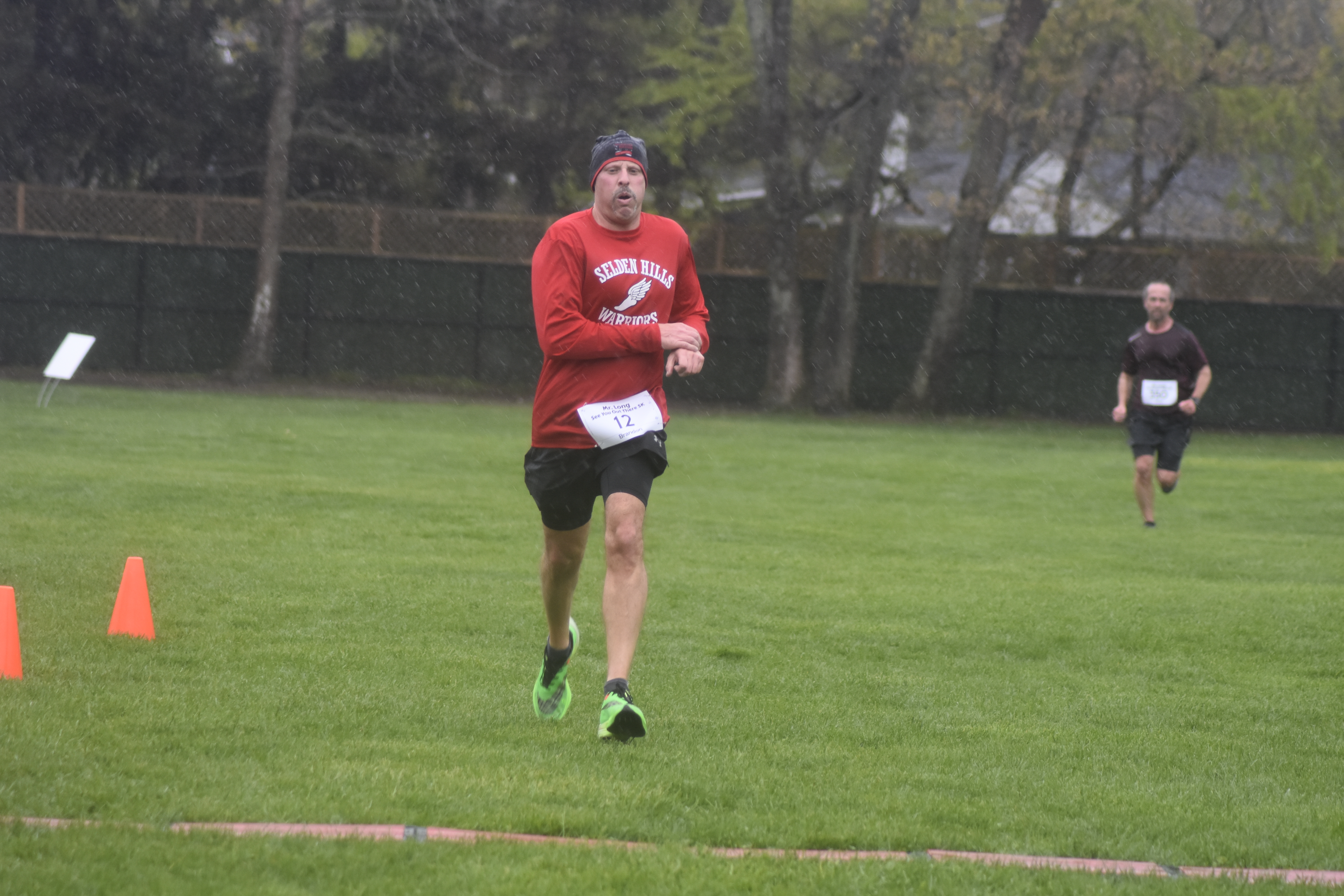 Brandon Berman was the fifth overall finisher of Saturday's race.   DREW BUDD