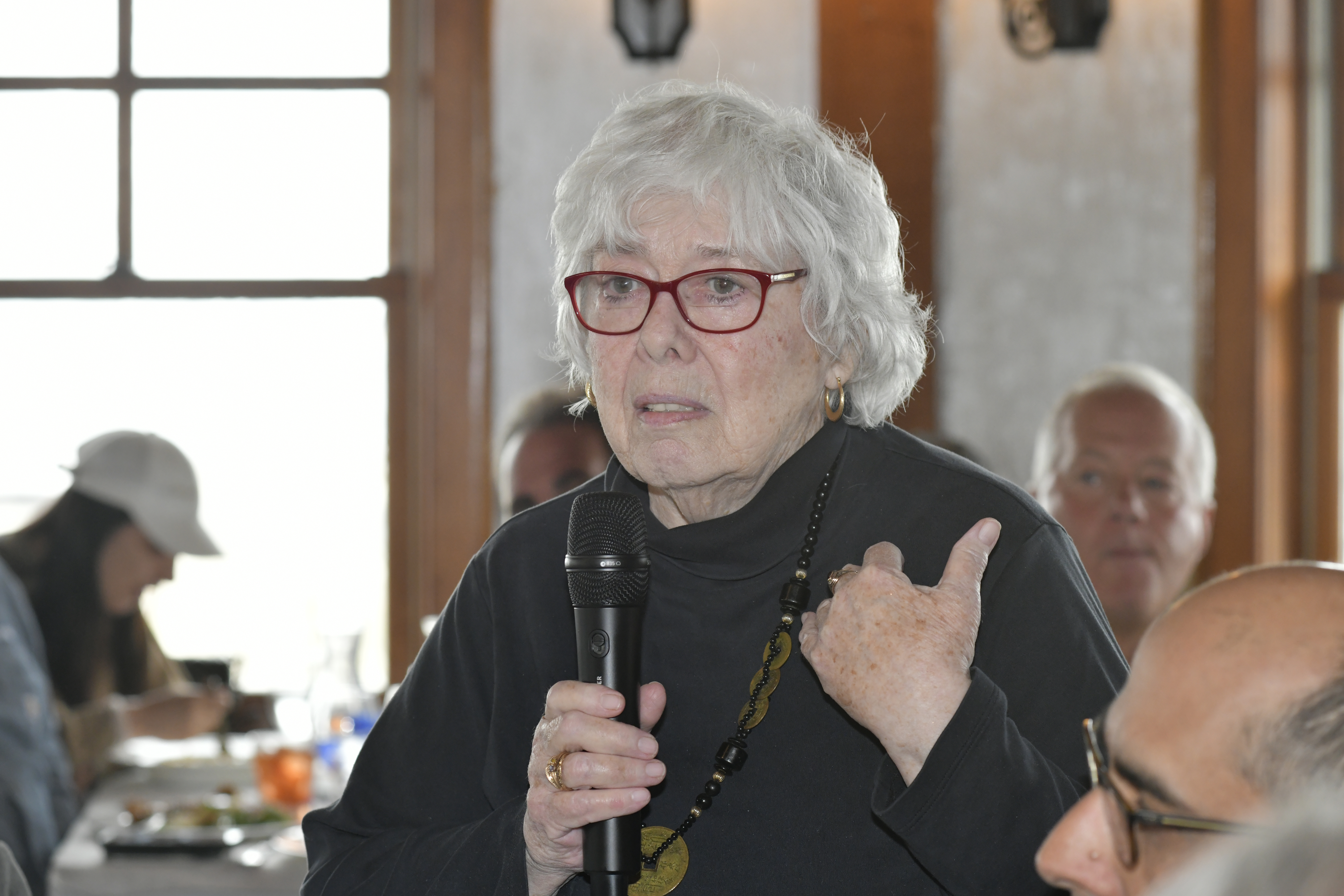 Hampton Bays resident Marion Boden at the April 27 Express Session at Oakland's.  DANA SHAW