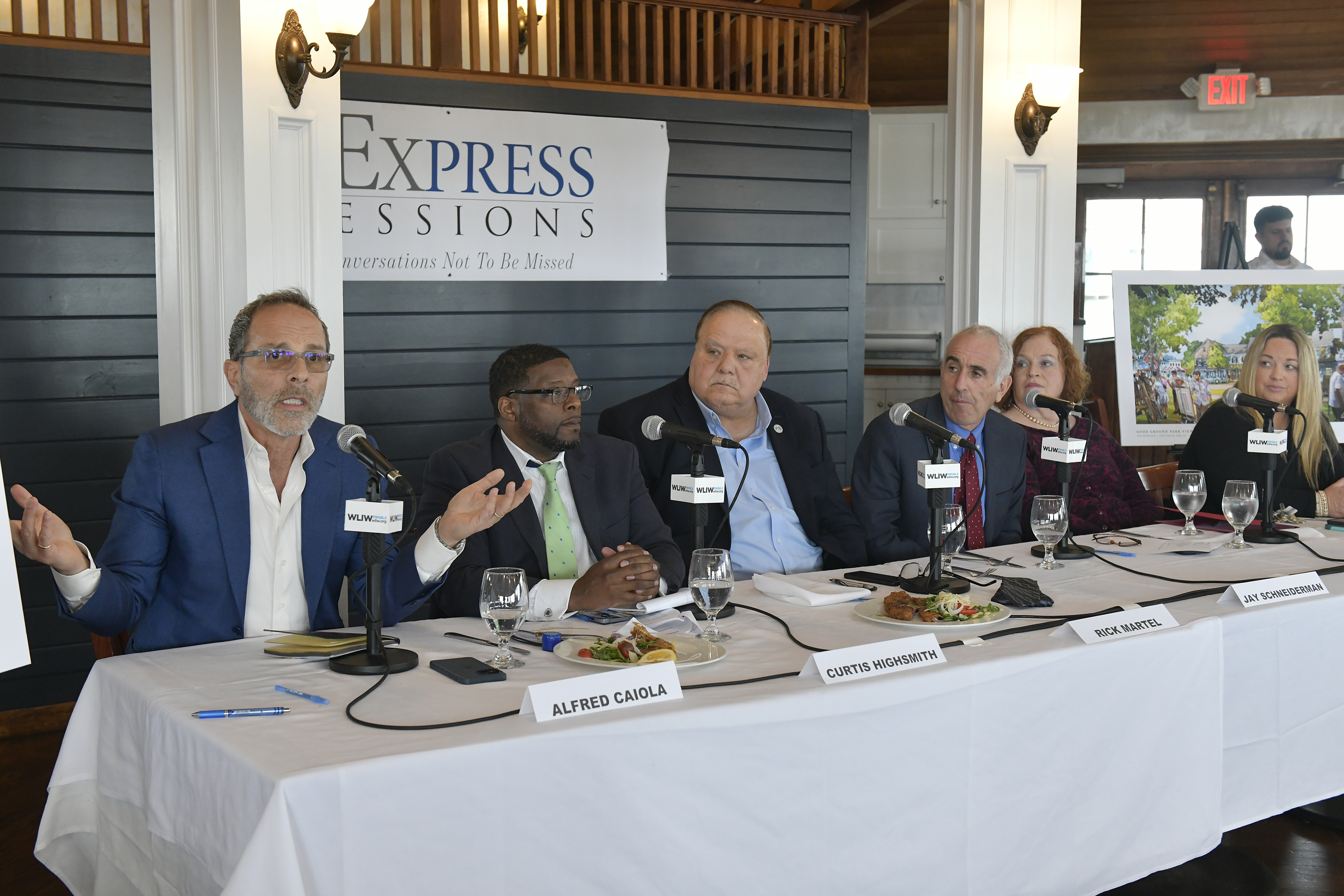 The panelist at the Express Session :Change is Coming to Hampton Bays, 