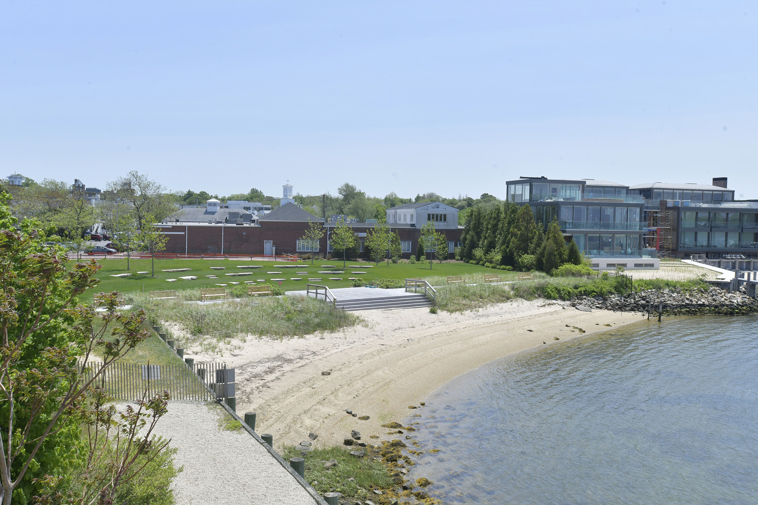 Steinbeck Park in Sag Harbor will have its official opening on May 25.   DANA SHAW