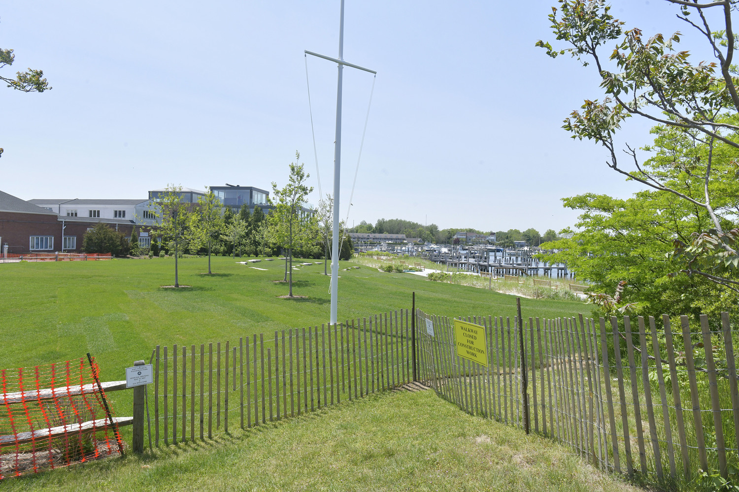 Steinbeck Park in Sag Harbor will have its official opening on May 25.   DANA SHAW