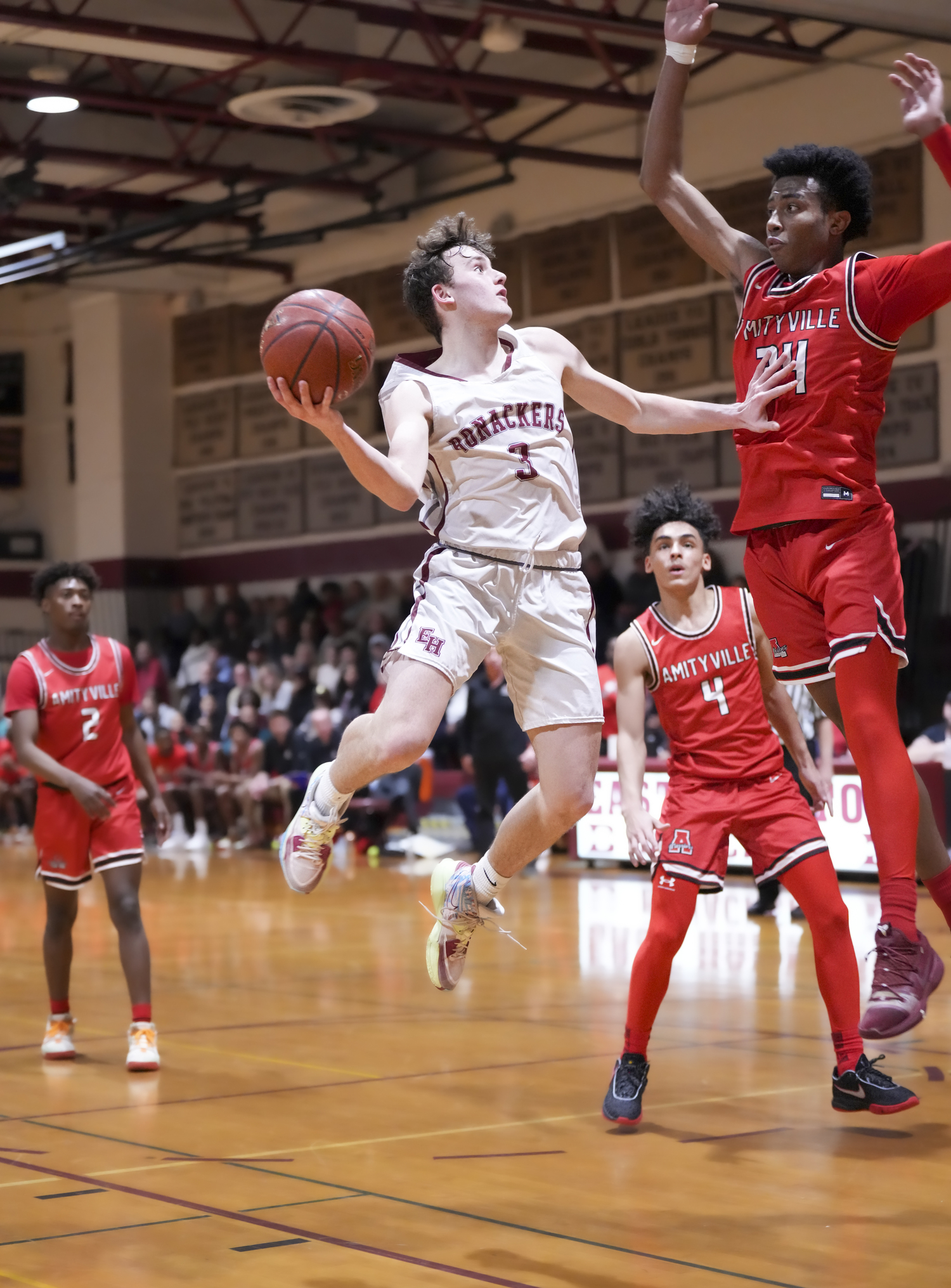 East Hampton senior Luke Reese was an All-County basketball player this past winter.   RON ESPOSITO