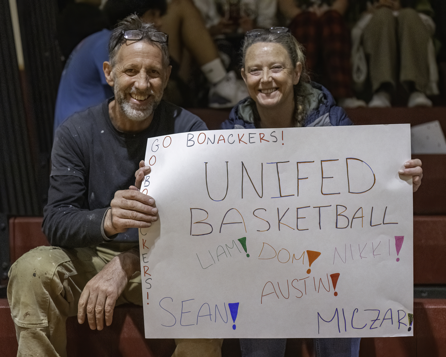 Family and friends were on hand to cheer on members of both teams.    MARIANNE BARNETT