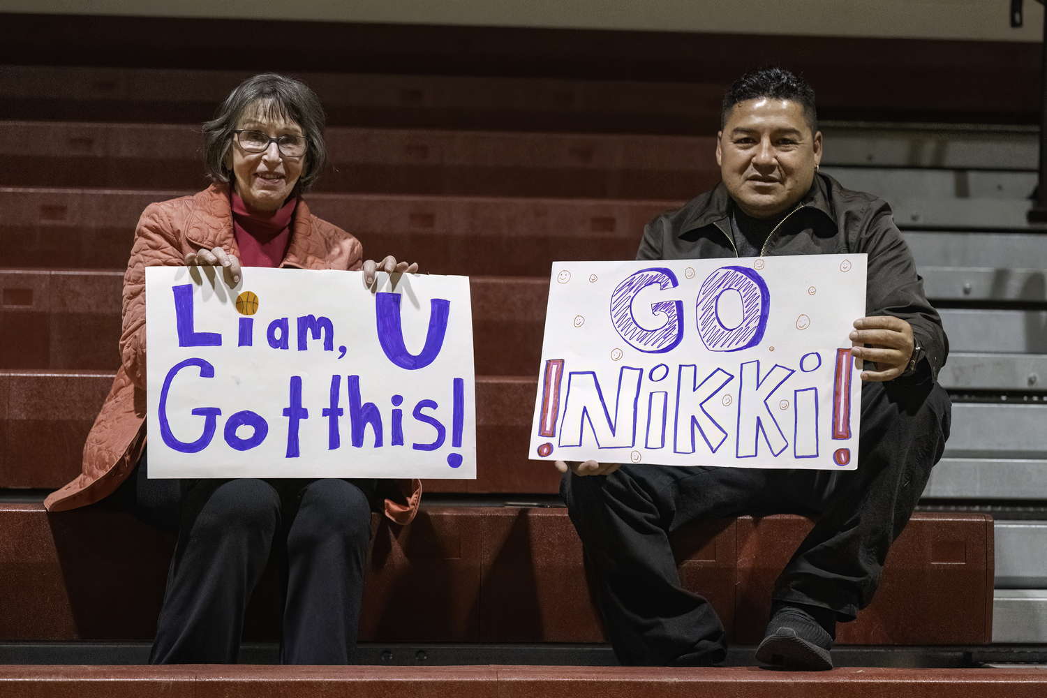 Family and friends were on hand to cheer on members of both teams.    MARIANNE BARNETT