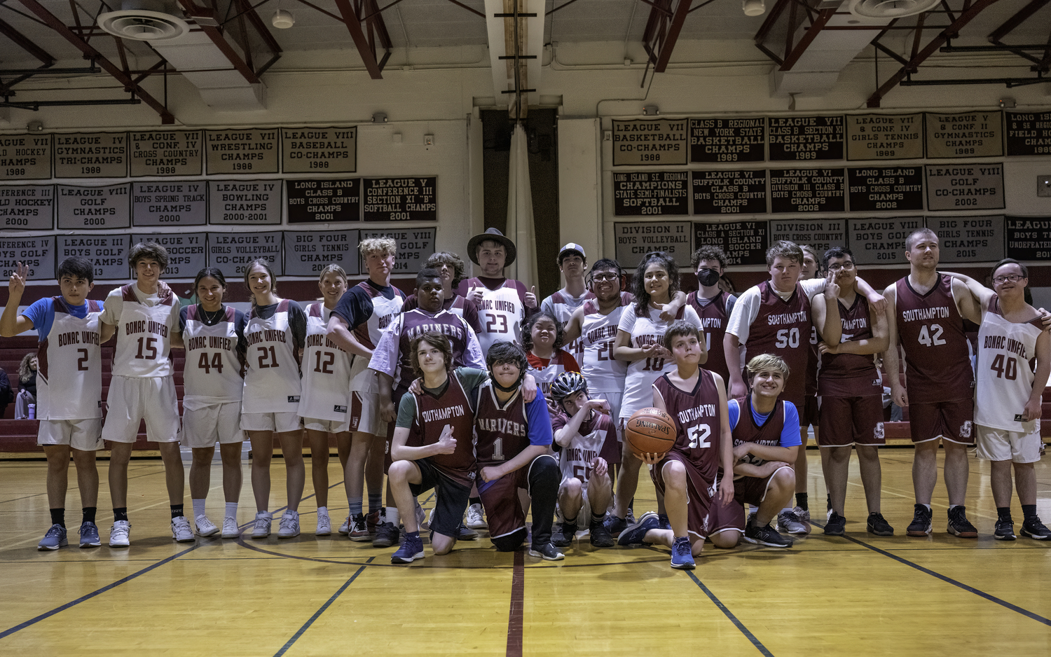 The East Hampton unified basketball team hosted Southampton on Thursday, May 4, in what was the second game of the season for both teams. The Bonackers prevailed over the Mariners.   MARIANNE BARNETT