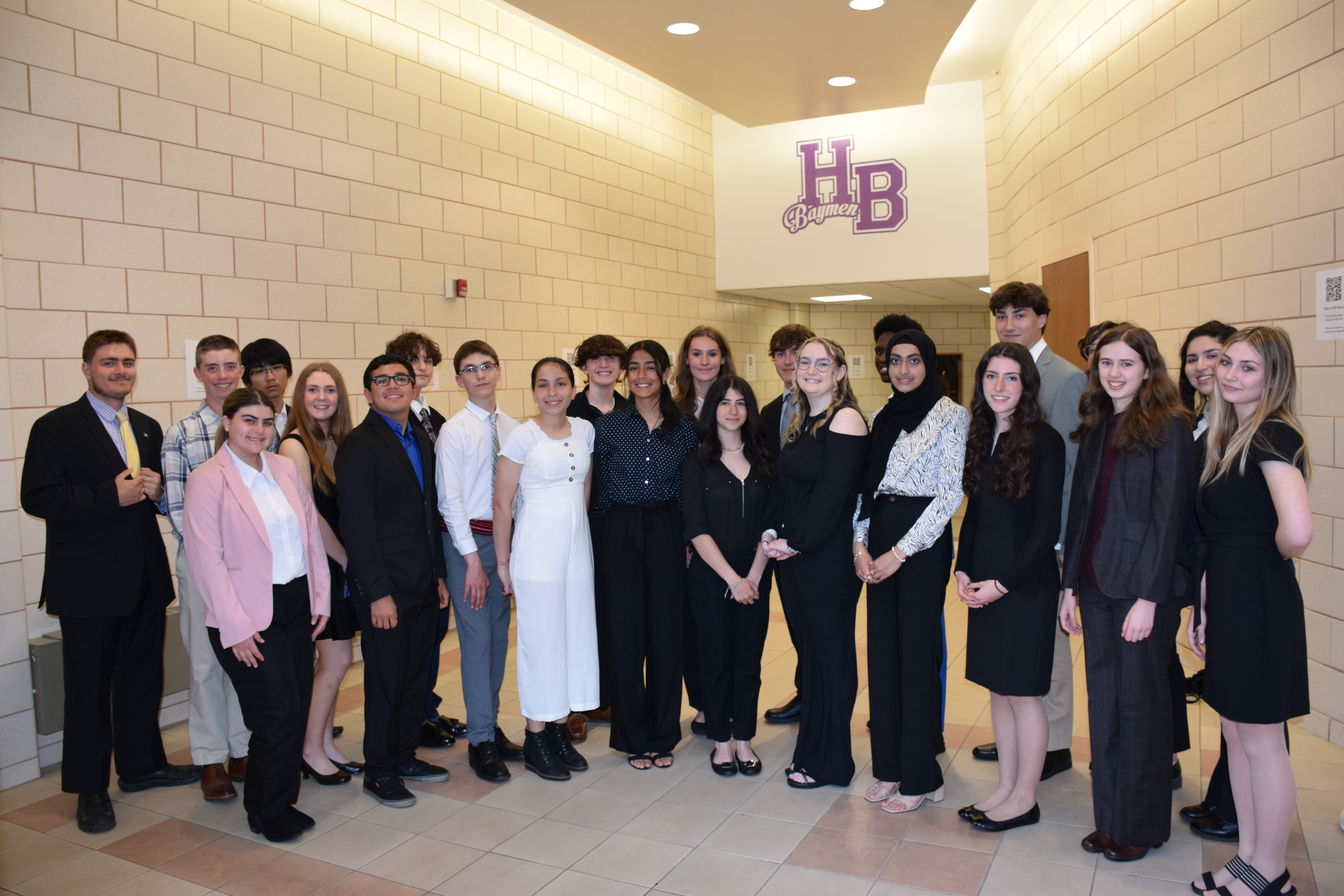 Hampton Bays High School hosted a successful 10th annual Science Research Symposium on April 27. COURTESY HAMPTON BAYS SCHOOL DISTRICT