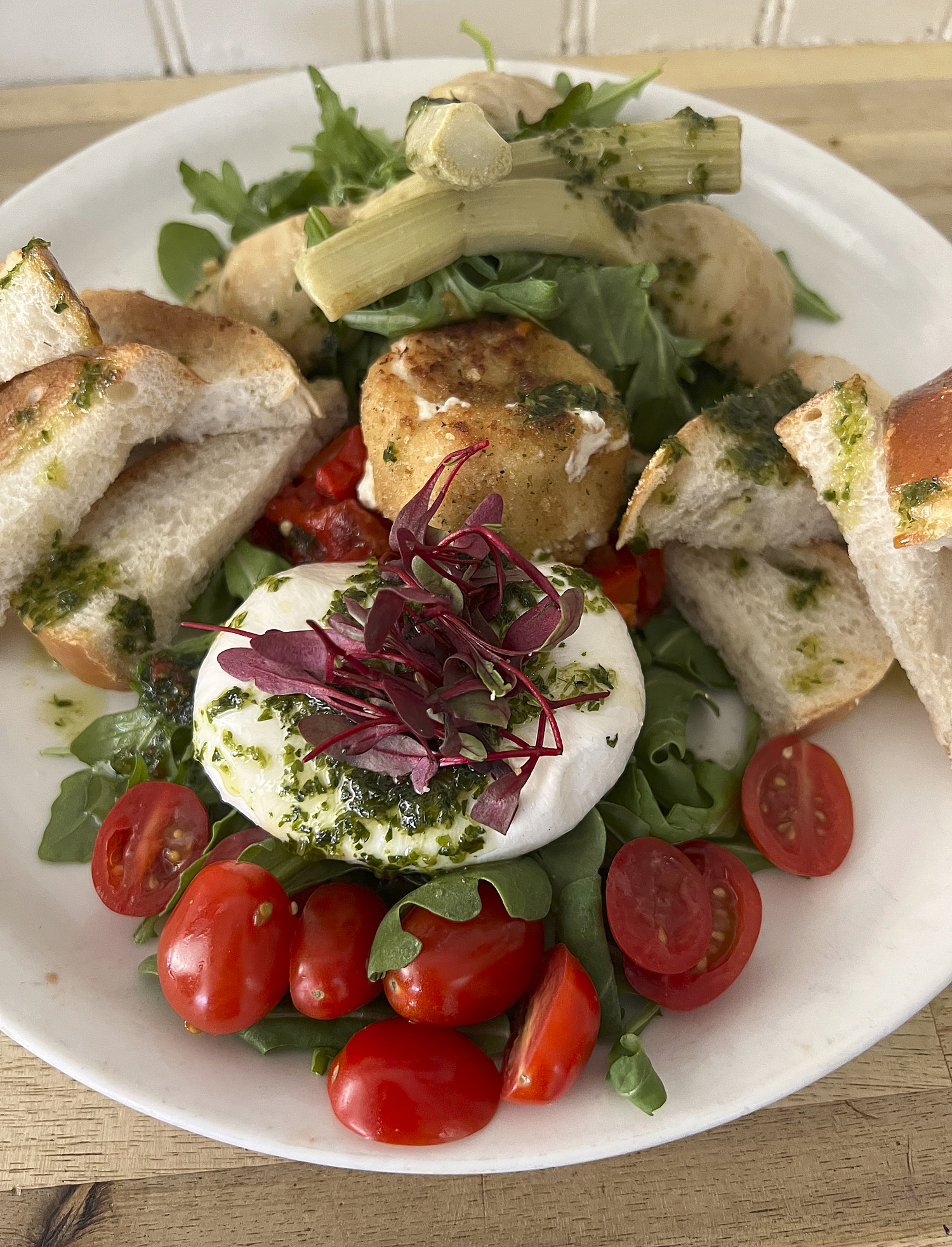 The Buratta Antipasta at Farm Country Kitchen.   DANA SHAW