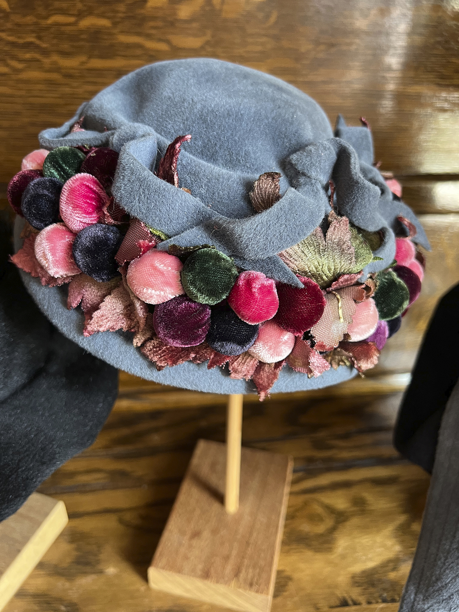 An original Lyzon hat.   DANA SHAW