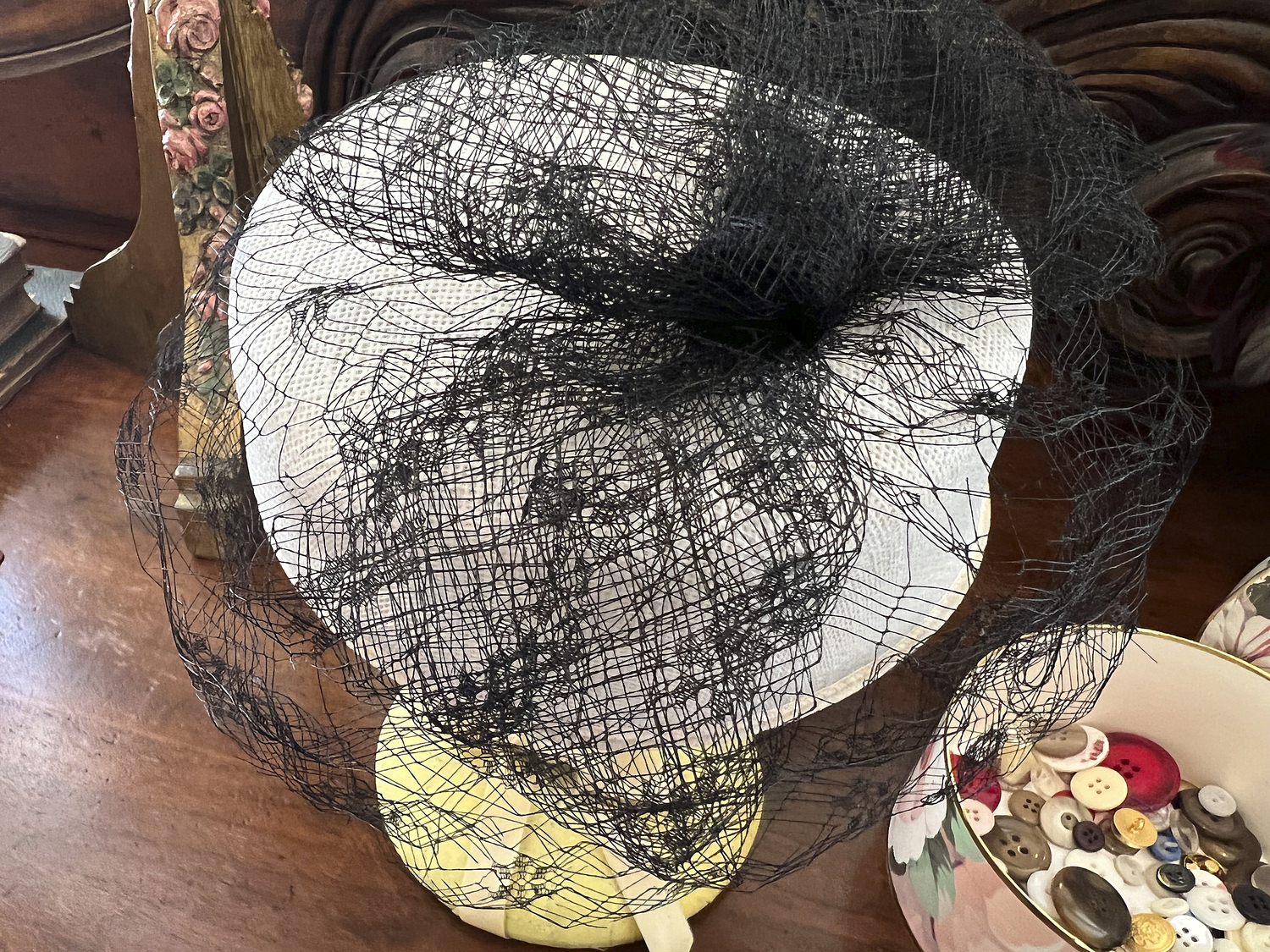 An original Lyzon hat.   DANA SHAW