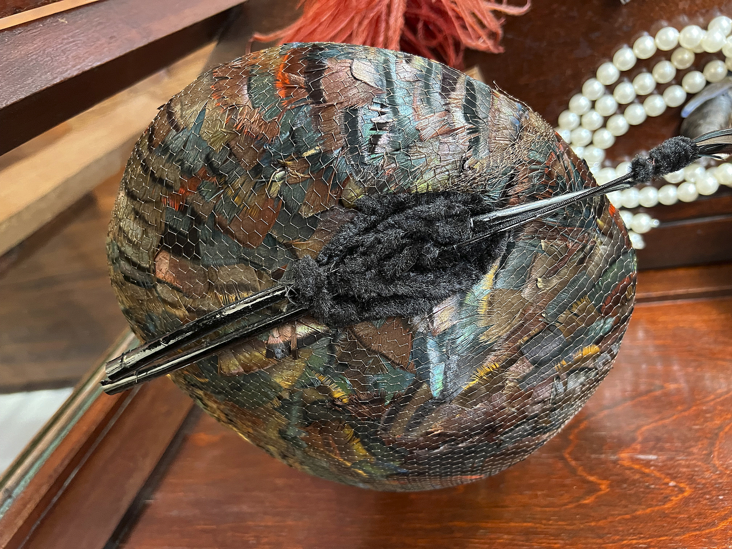 An original Lyzon hat. The Lyzon Hat Shop in Hampton bays houses about 80 original designs from Walter King and his wife Helen.  DANA SHAW