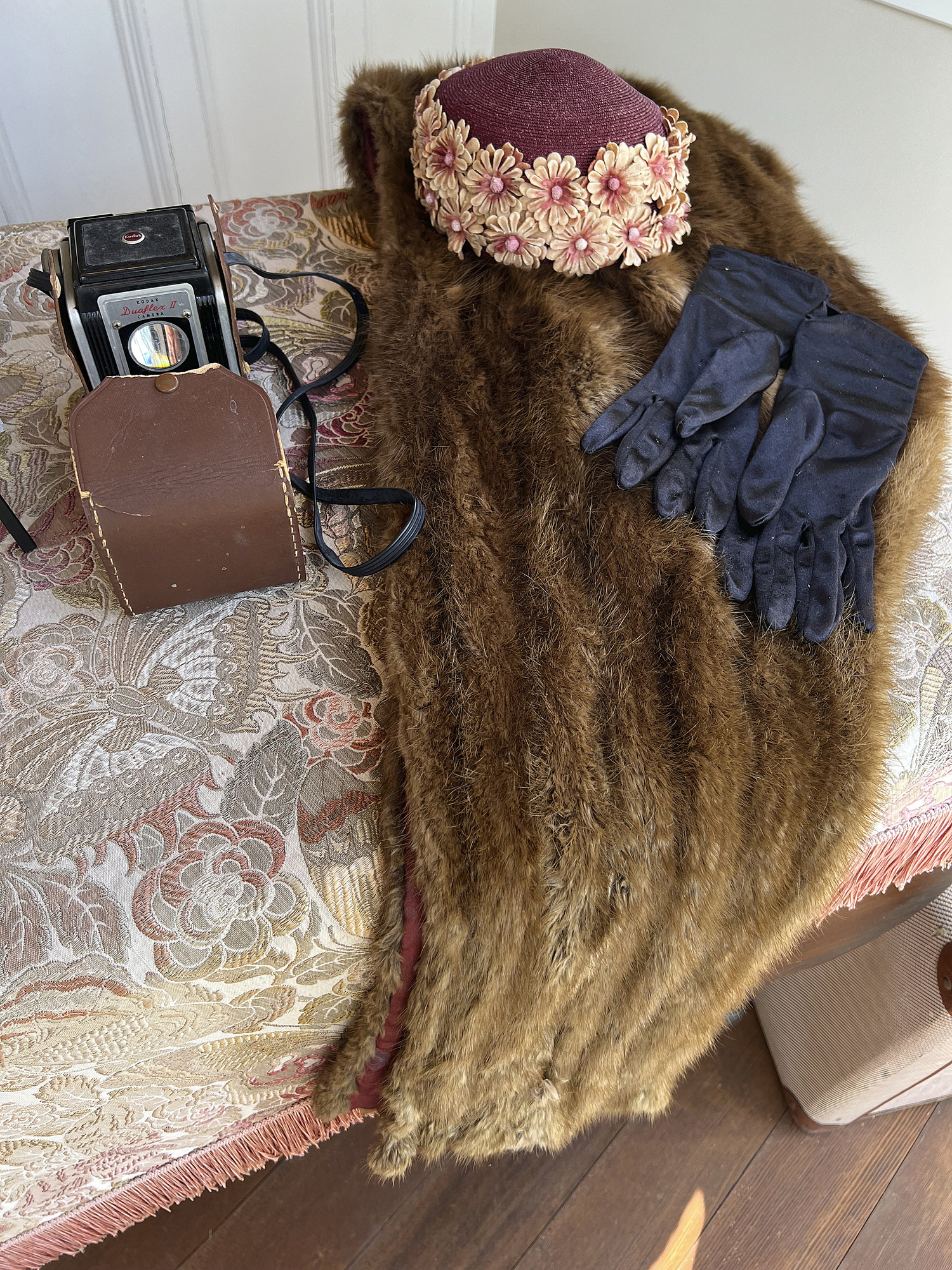 A display at the Lyzon Hat Shop.  DANA SHAW