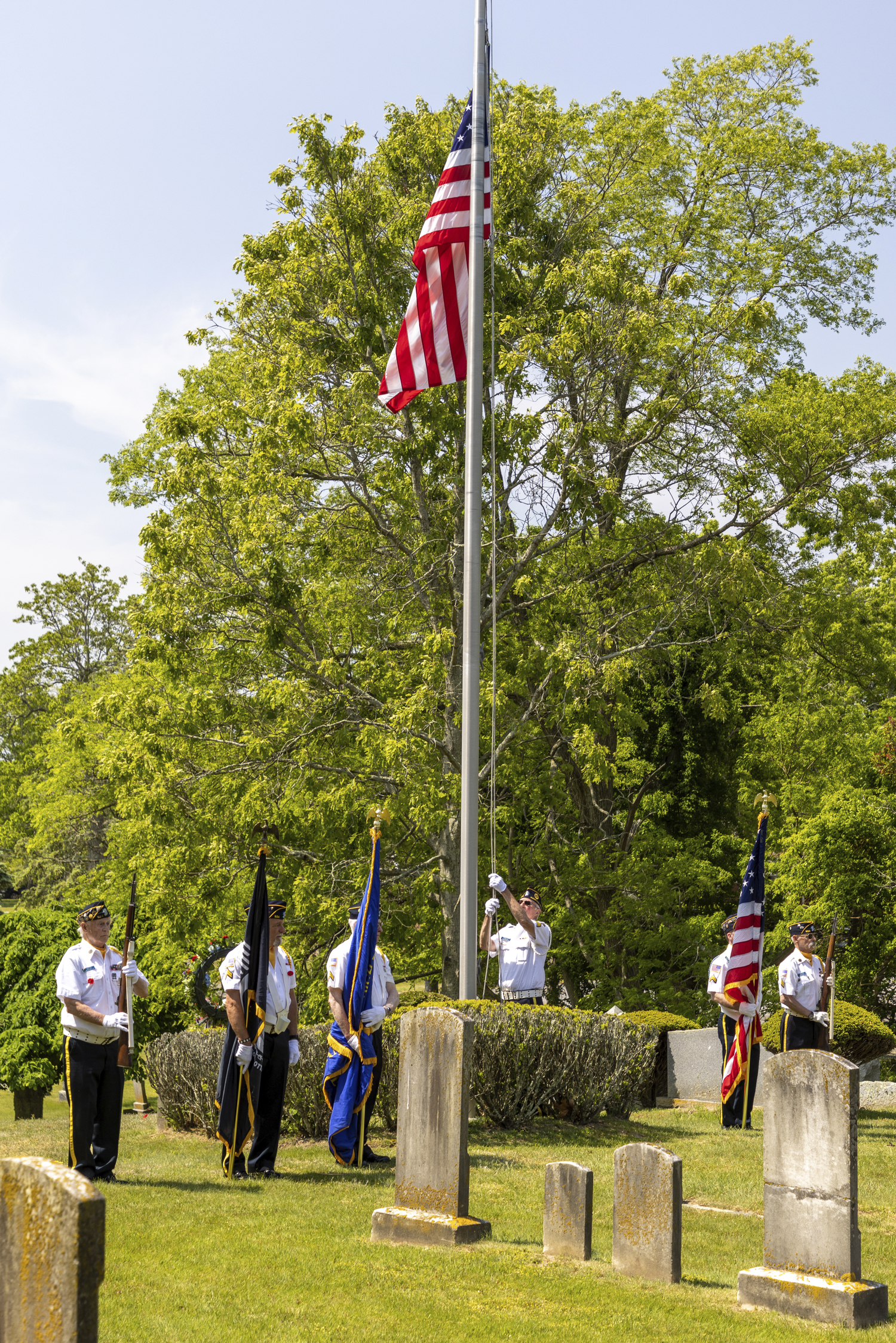 Memorial Day observations in Hampton Bays on Monday.