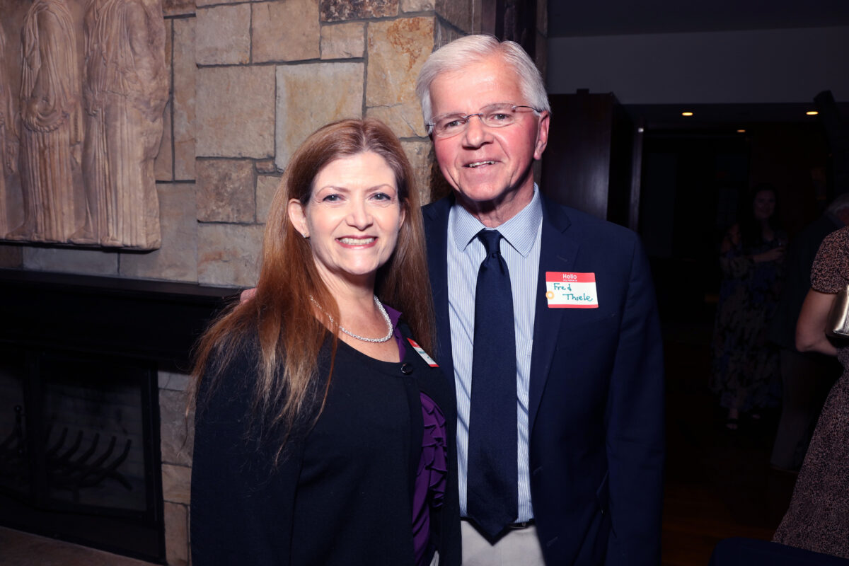 NancyLynn and Fred Thiele.  ROSSA COLE